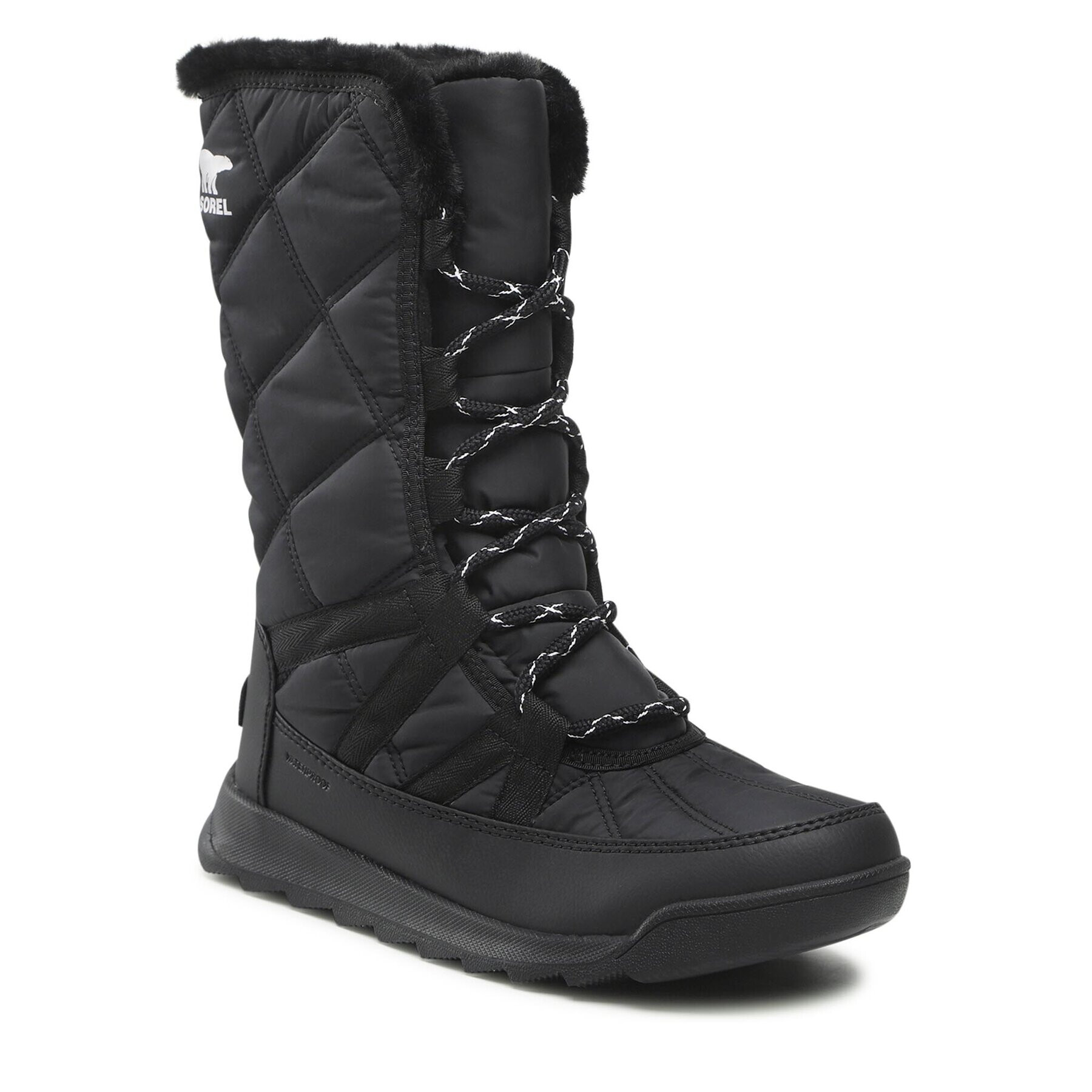 Sorel Hótaposó Whitney™ II Tall Lace Wp NL3823-010 Fekete - Pepit.hu