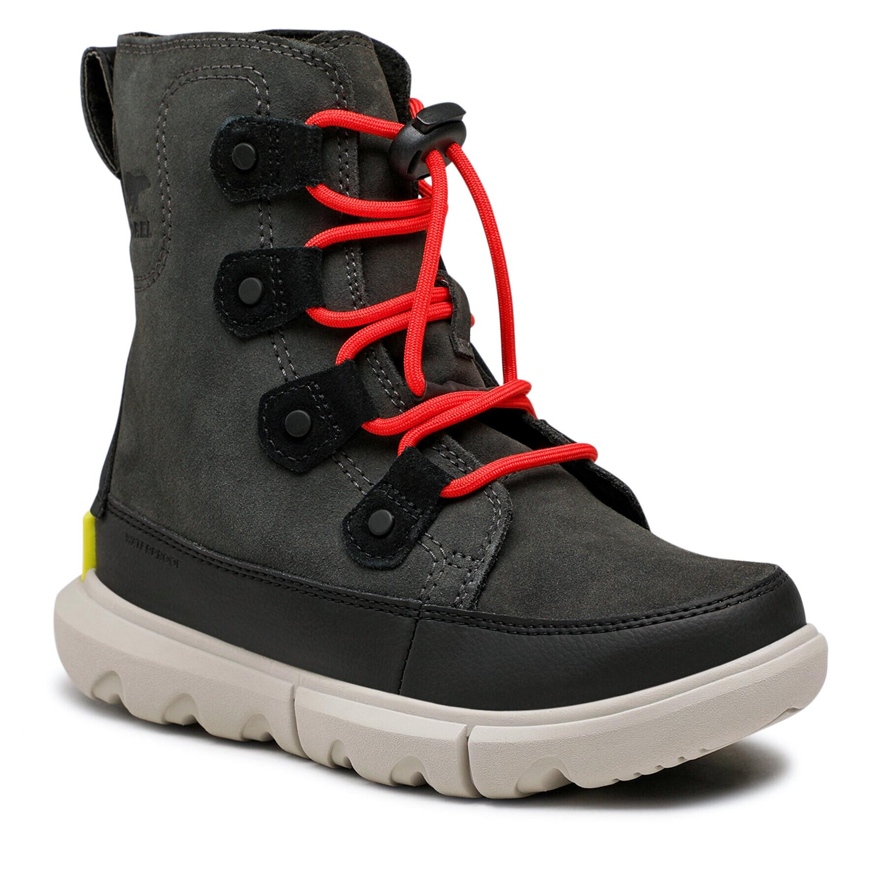 Sorel Hótaposó Youth Explorer Lace Wp NY4897-093 Fekete - Pepit.hu