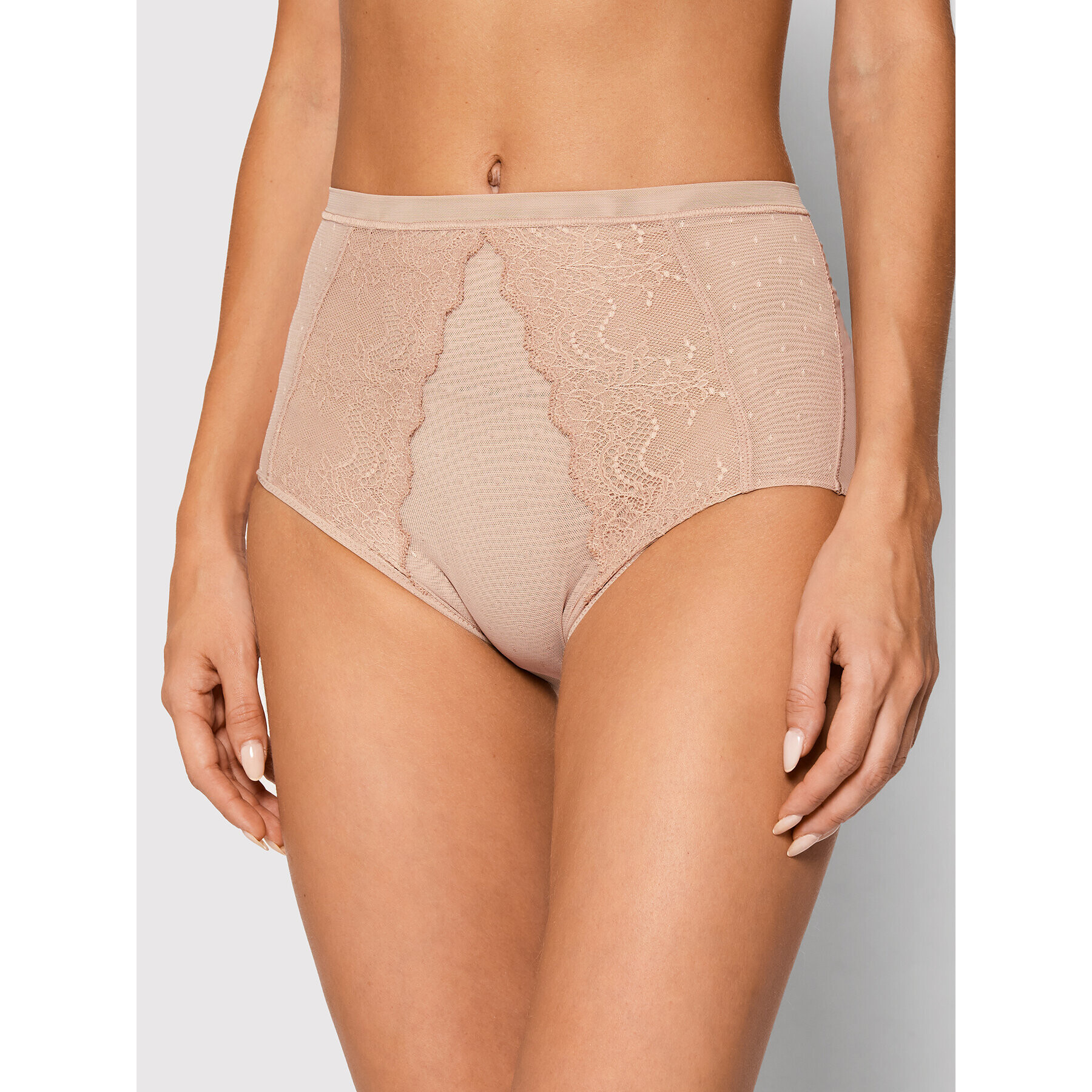 SPANX Klasszikus magas derekú alsó Spotlight On Lace 10218R Bézs - Pepit.hu