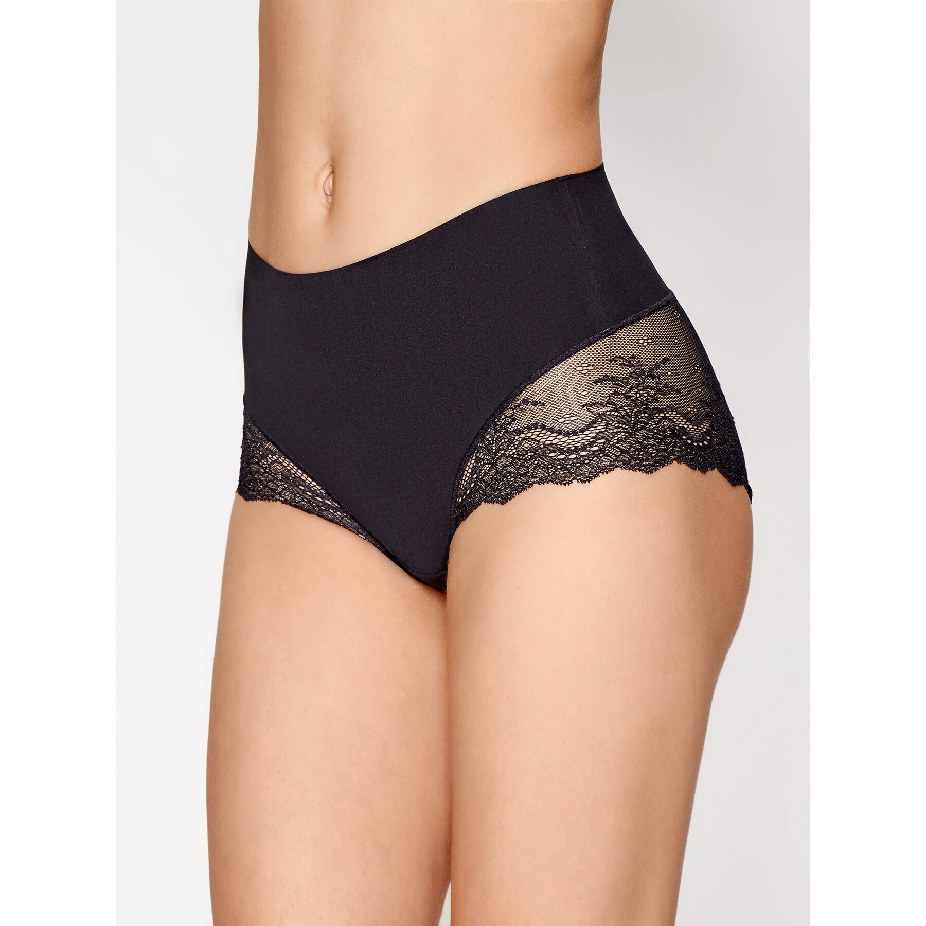 SPANX Klasszikus magas derekú alsó Undie-tectable® Lace Hi-Hipster SP0515 Fekete - Pepit.hu