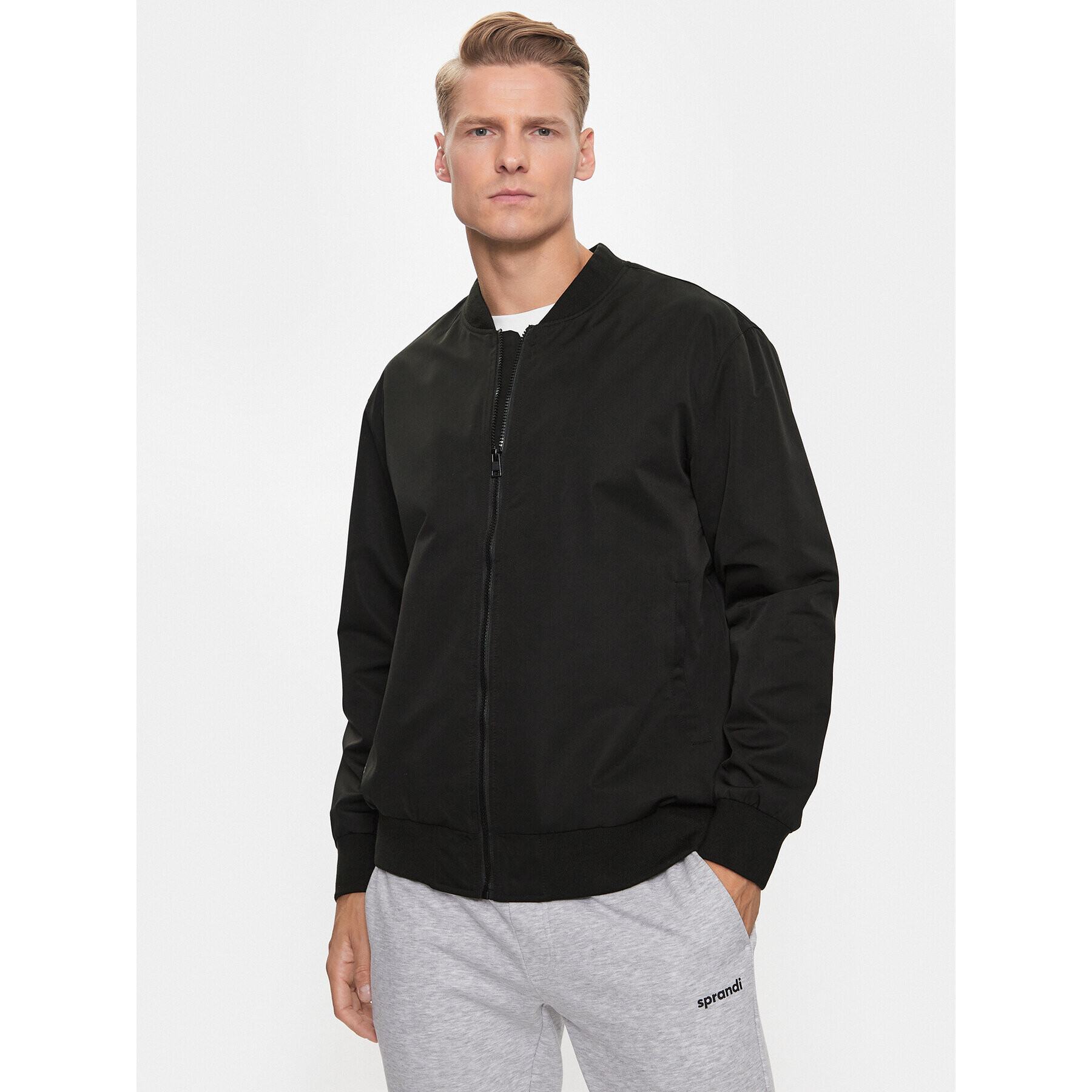 Sprandi Bomber dzseki SP3-KUM001 Fekete Regular Fit - Pepit.hu