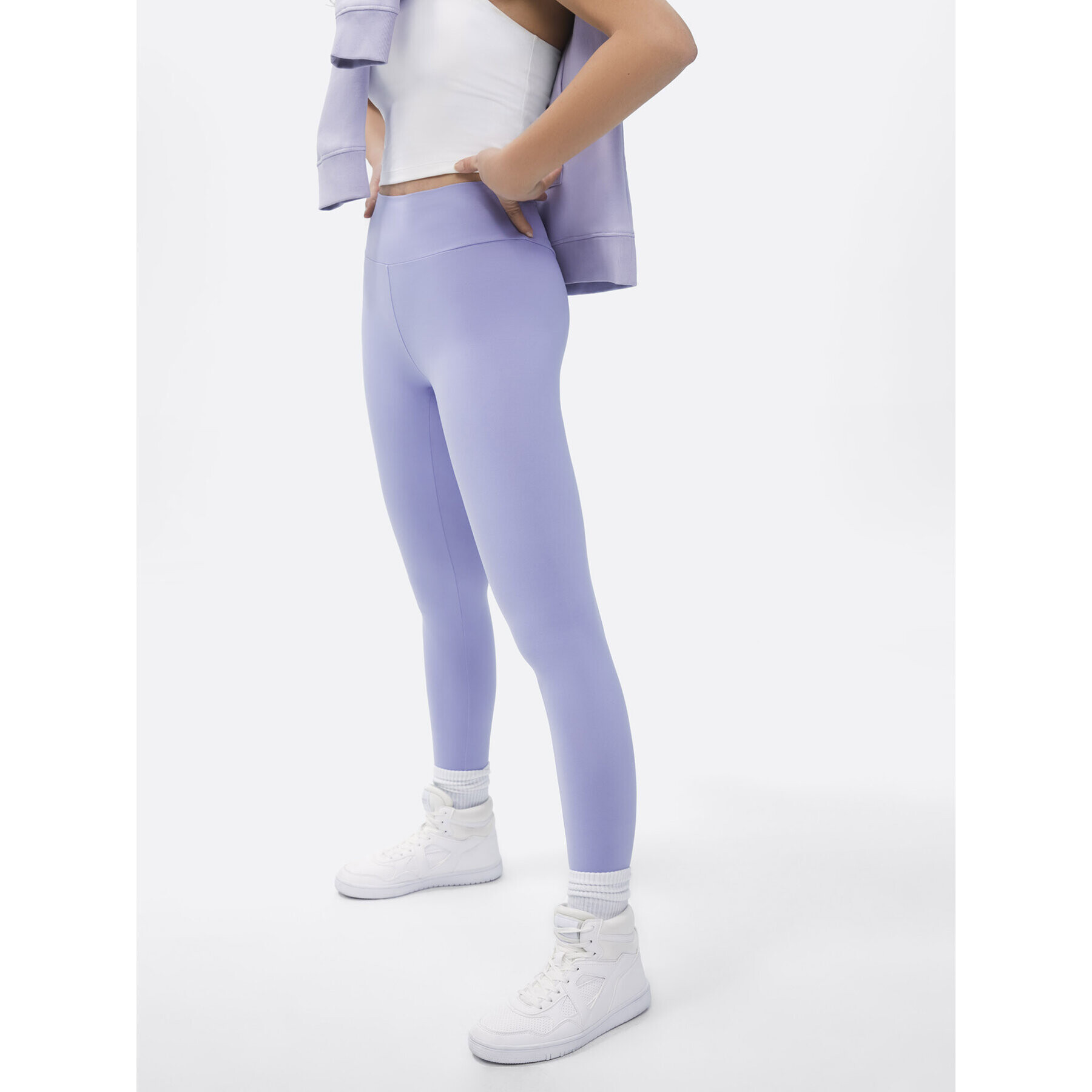 Sprandi Leggings SP22-LEGD102 Lila Slim Fit - Pepit.hu