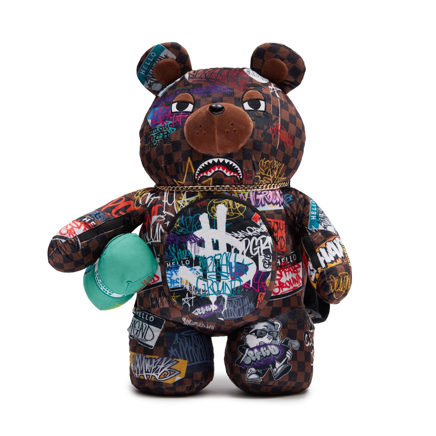 SPRAYGROUND Hátizsák Tagged Up Sip Bear 910B5510NSZ Színes - Pepit.hu