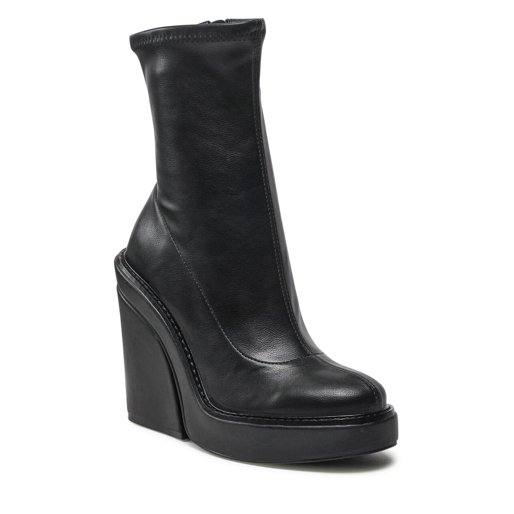 Steve Madden Bokacsizma All Out SM11002155-02002-001 Fekete - Pepit.hu