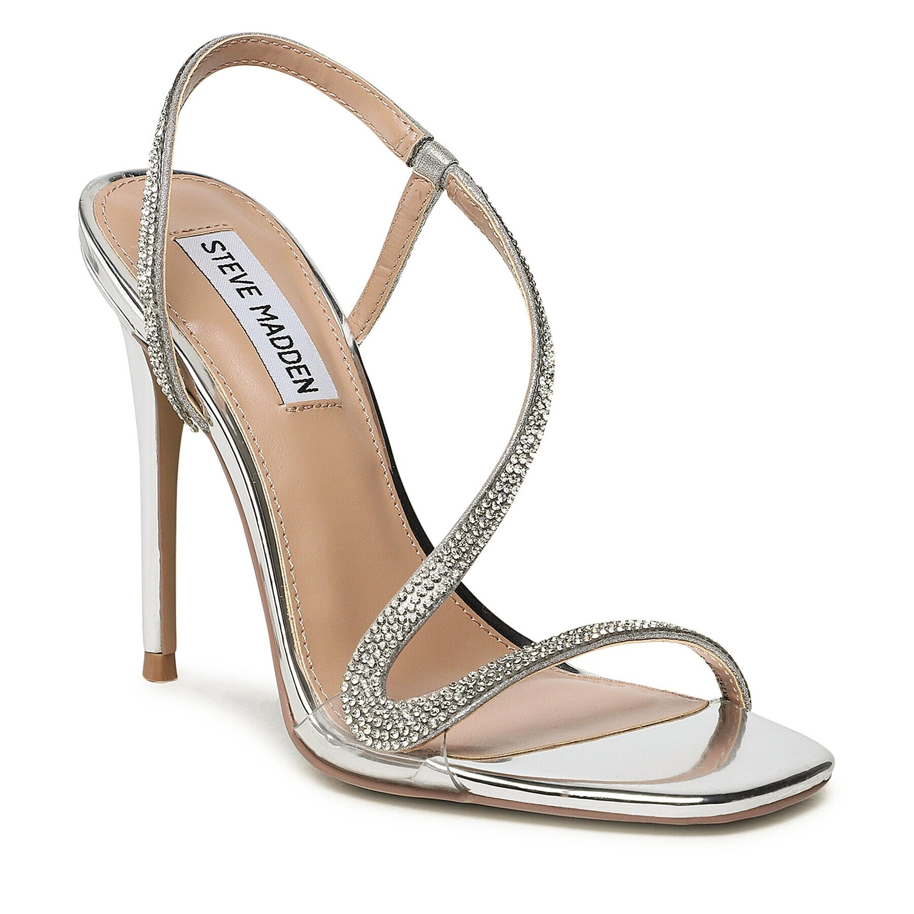 Steve Madden Szandál Novelize-R SM11002569-998 Ezüst - Pepit.hu