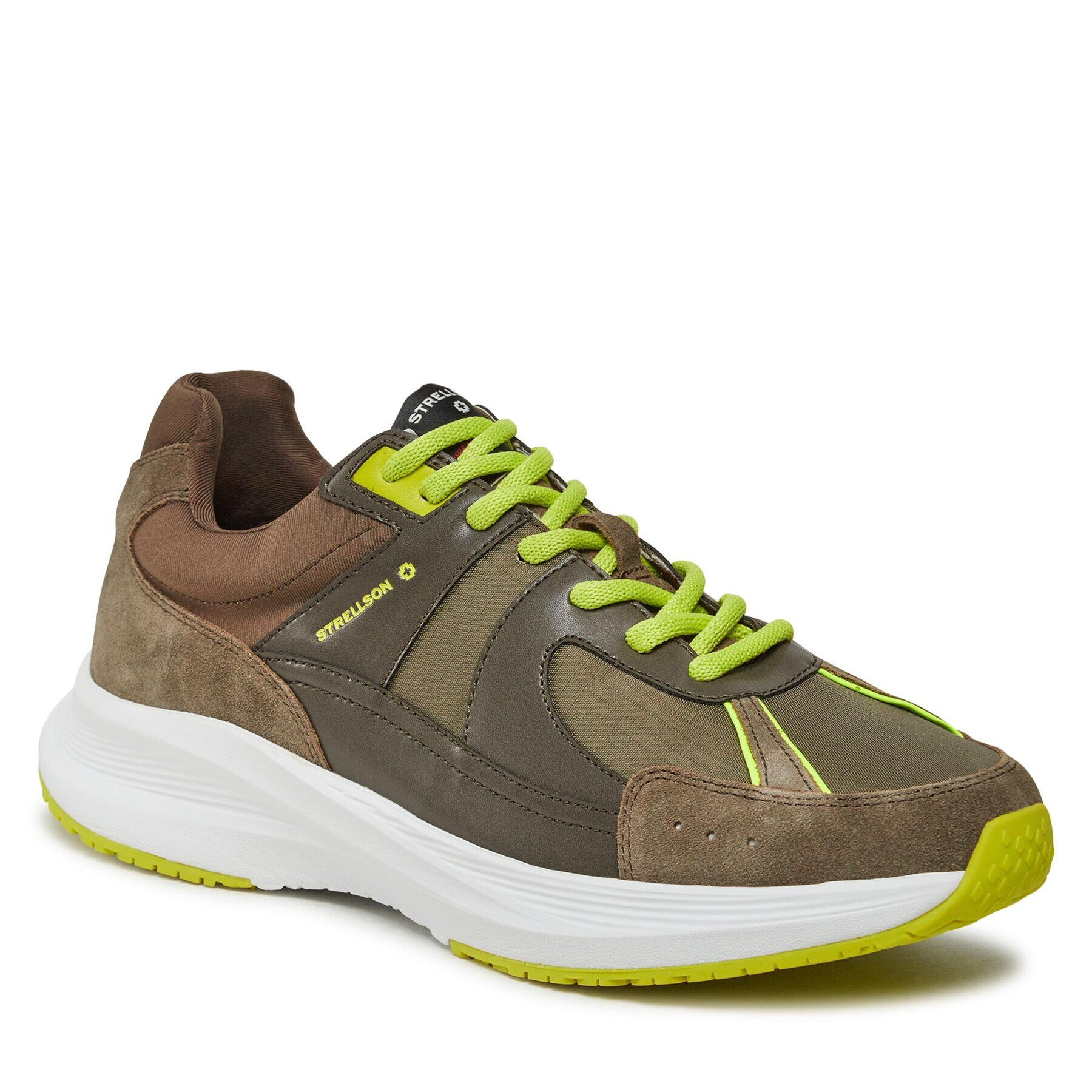 Strellson Sportcipők Greenwich 4010003278 Khaki - Pepit.hu