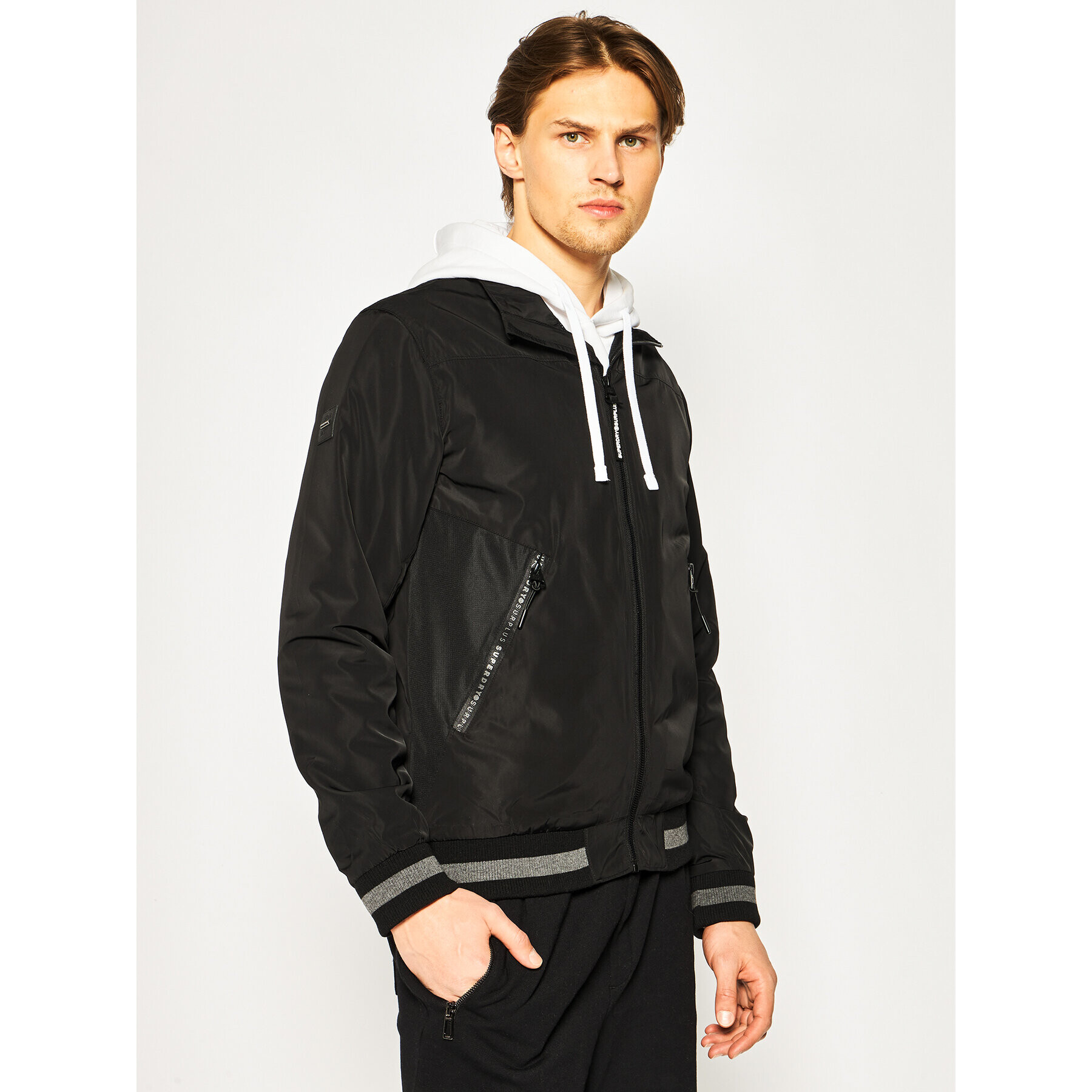 Superdry Átmeneti kabát Surplus Goods Light Track M5010053A Fekete Regular Fit - Pepit.hu