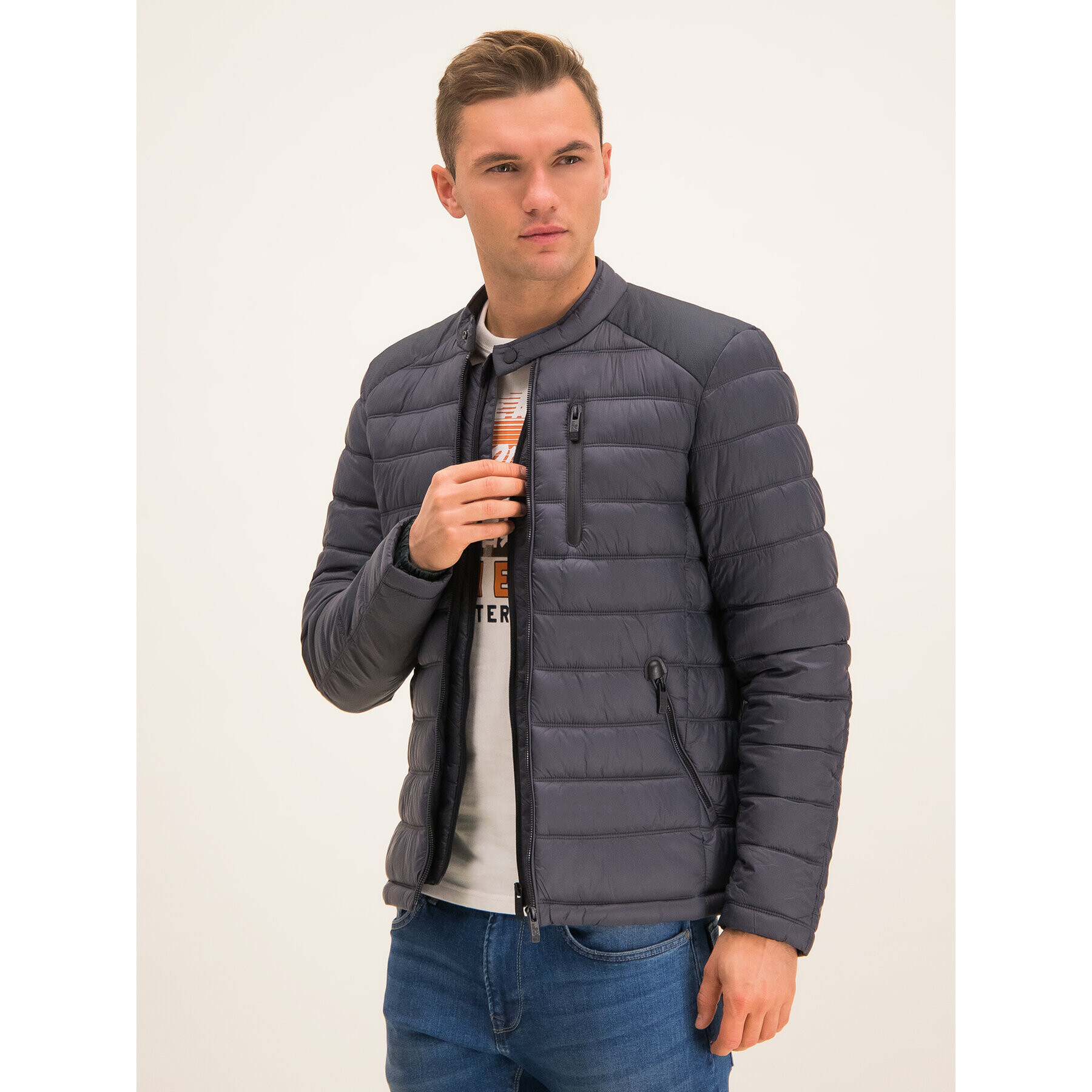 Superdry Pehelykabát M5000013A Szürke Regular Fit - Pepit.hu