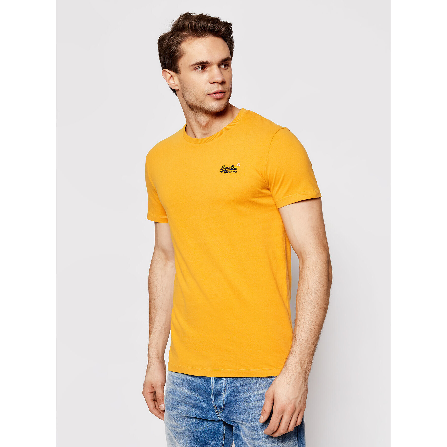 Superdry Póló Ol Vintage Emb Tee M1000020A Sárga Regular Fit - Pepit.hu