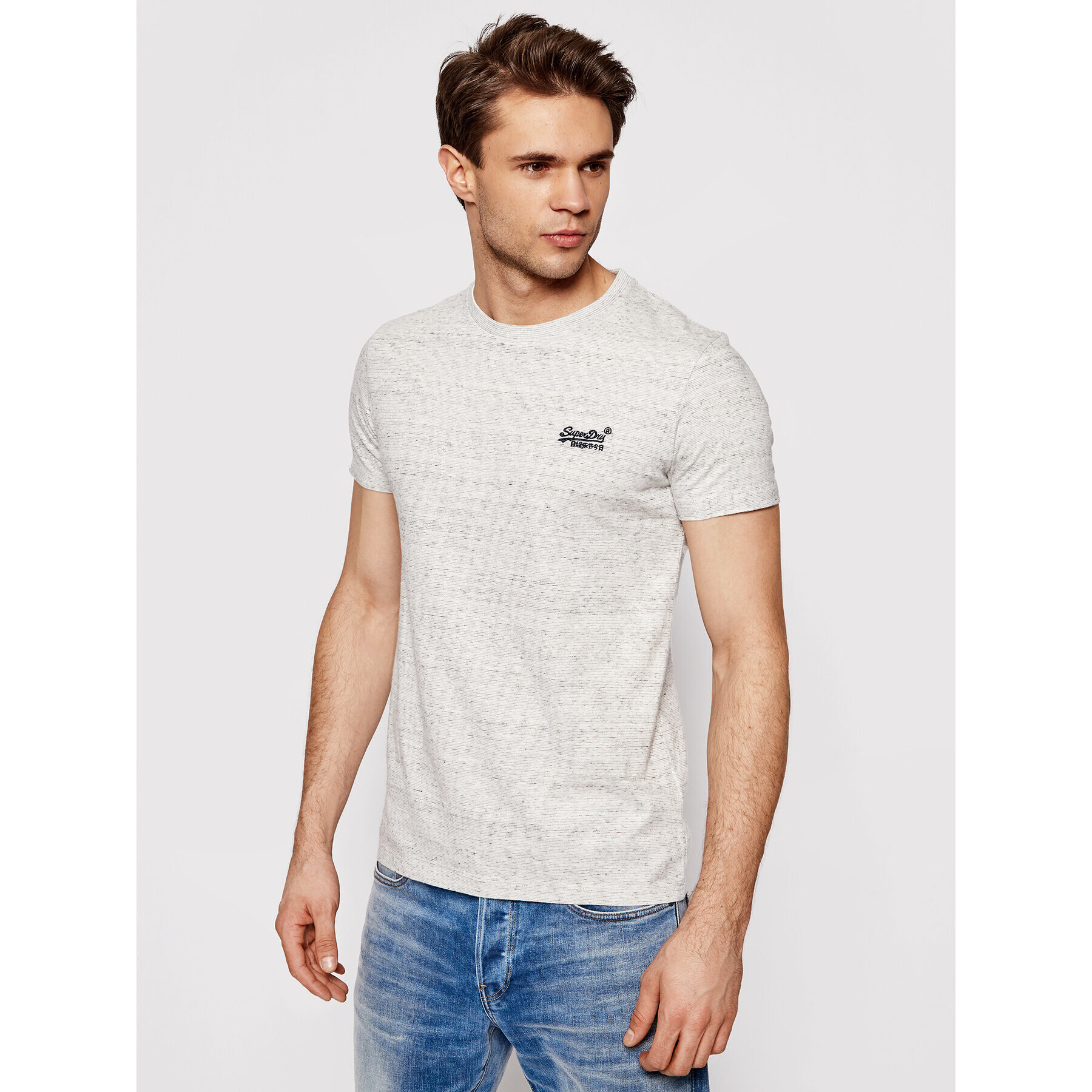 Superdry Póló Ol Vintage Emb Tee M1010222A Szürke Regular Fit - Pepit.hu