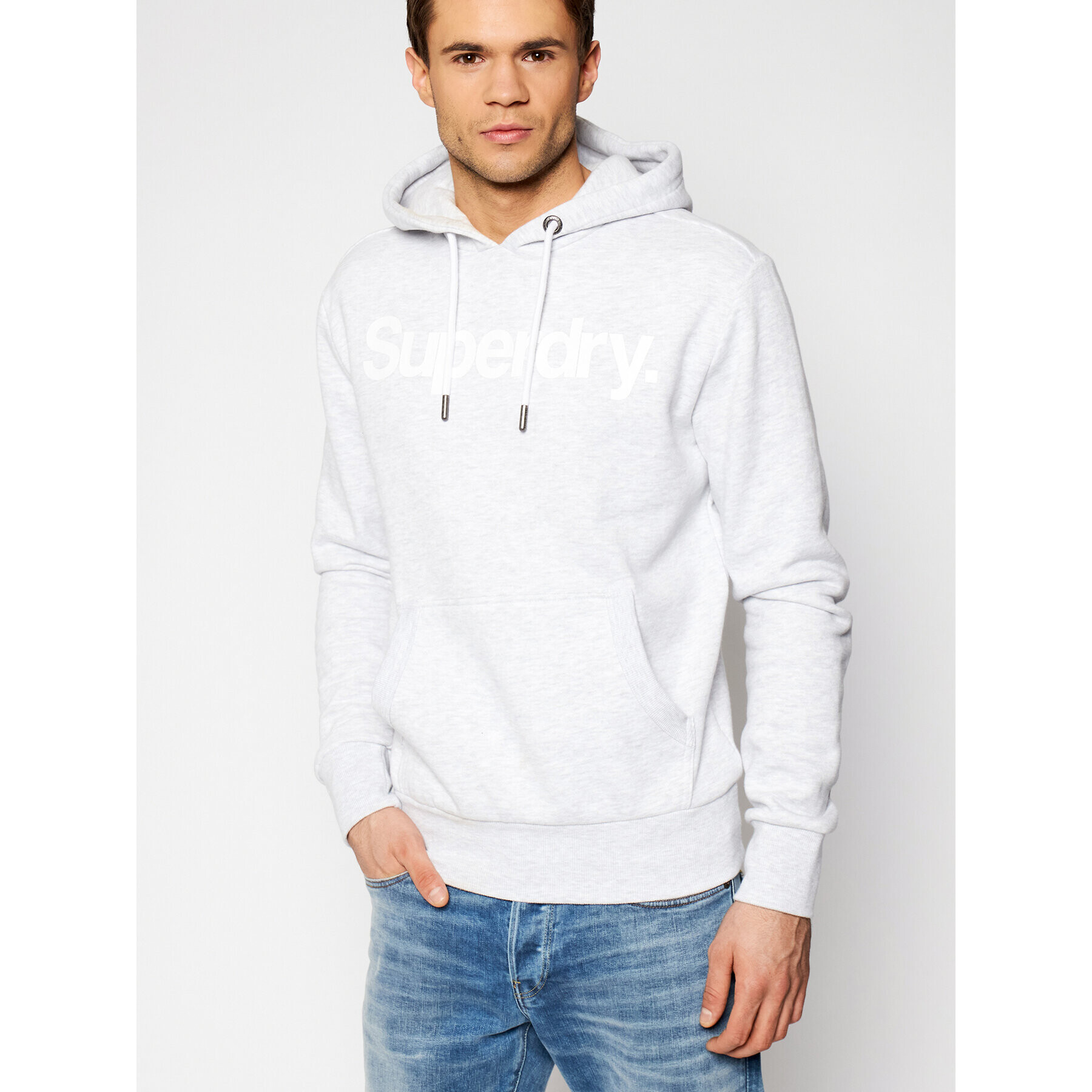 Superdry Pulóver Cl Ns Hood Szürke Regular Fit - Pepit.hu