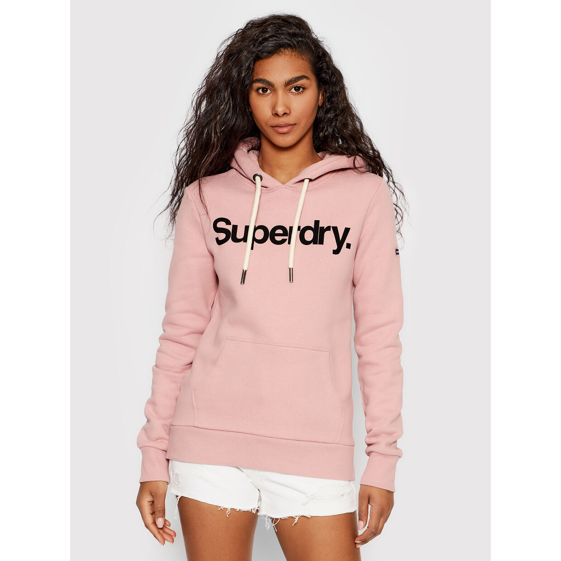 Superdry Pulóver Core W2011249A Rózsaszín Regular Fit - Pepit.hu