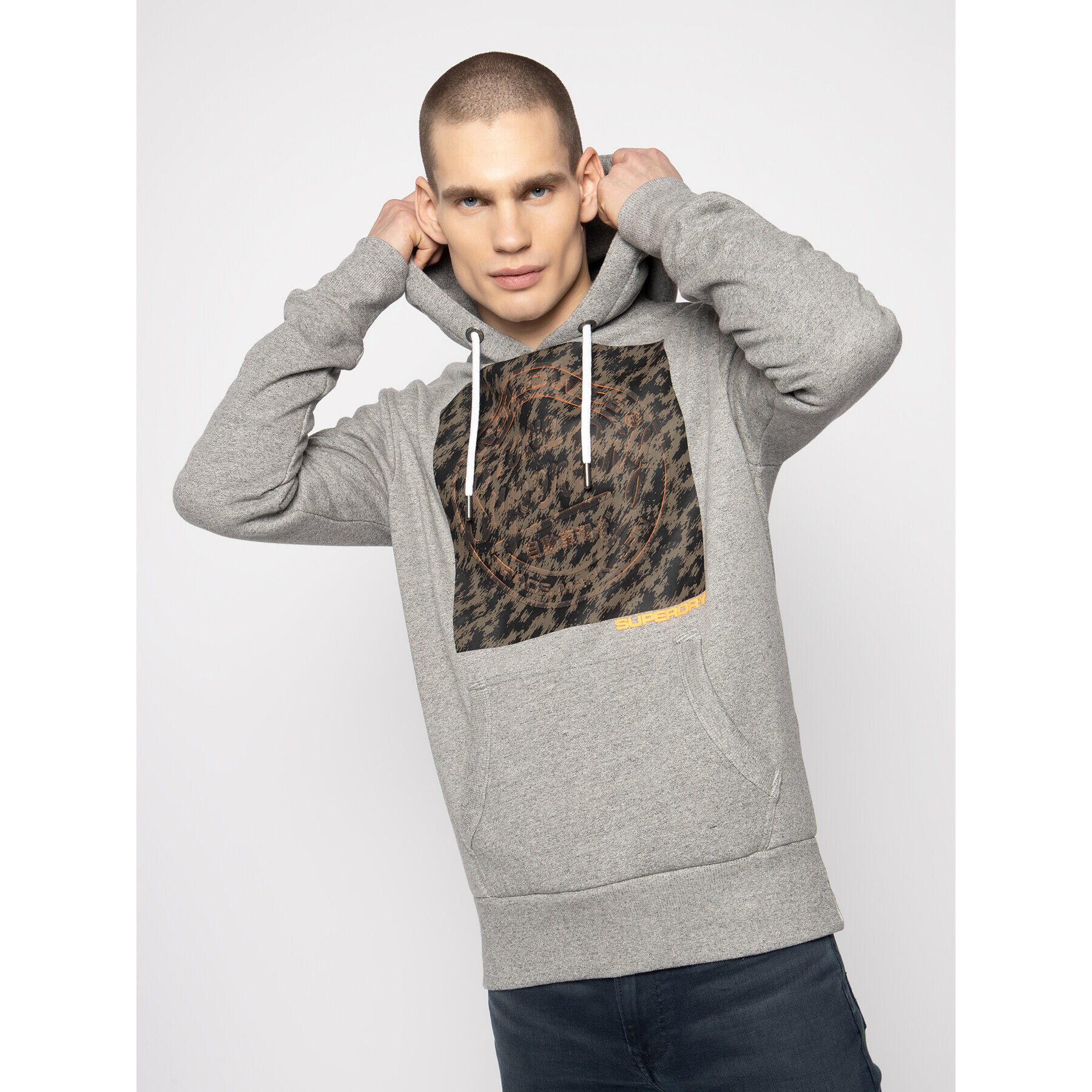 Superdry Pulóver Pheonix M2000123A Szürke Regular Fit - Pepit.hu