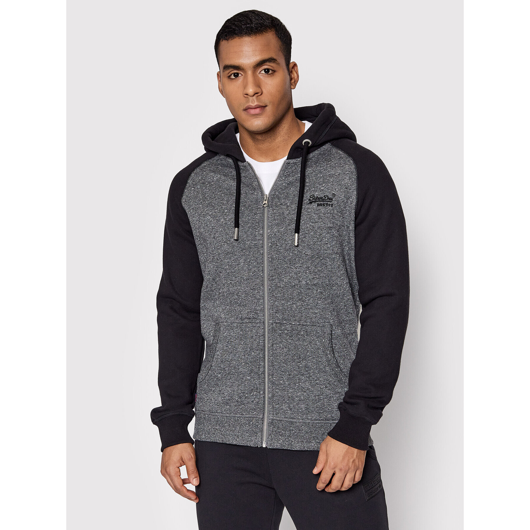 Superdry Pulóver Vle Baseball M2011448A Szürke Regular Fit - Pepit.hu