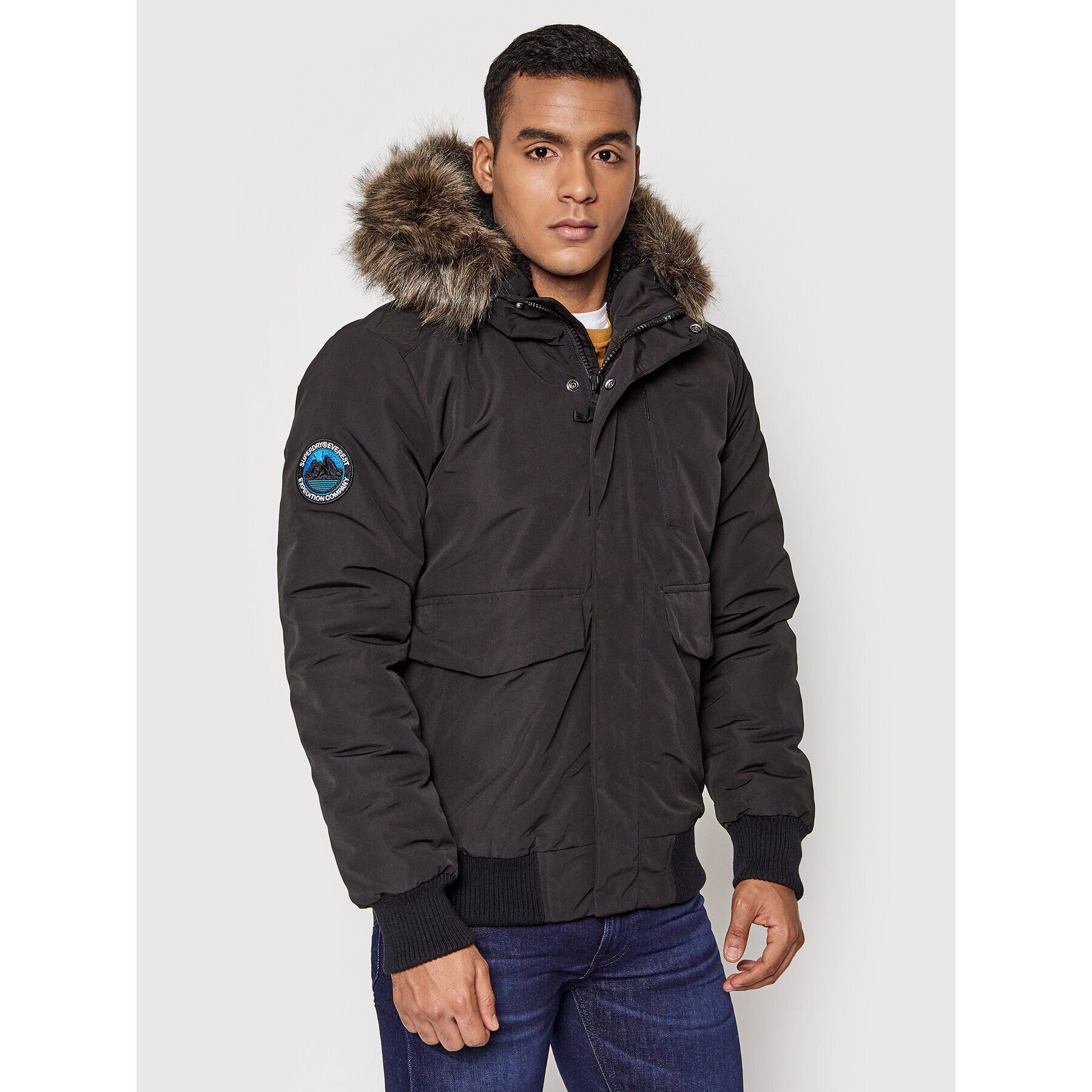 Superdry Télikabát Everest M5011113A Fekete Regular Fit - Pepit.hu