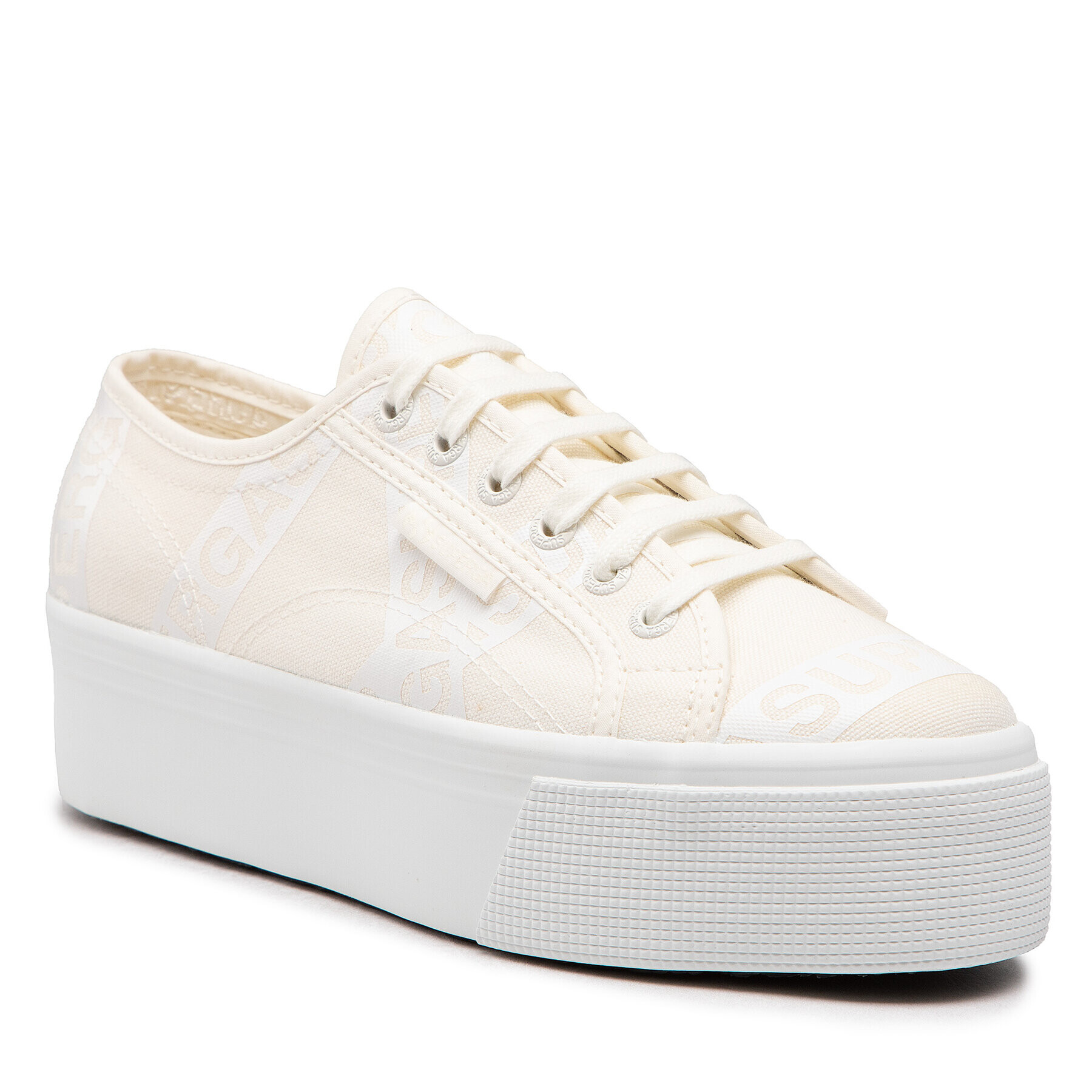 Superga Teniszcipő 2790 Lettering Tape Jellysole S41161W Bézs - Pepit.hu