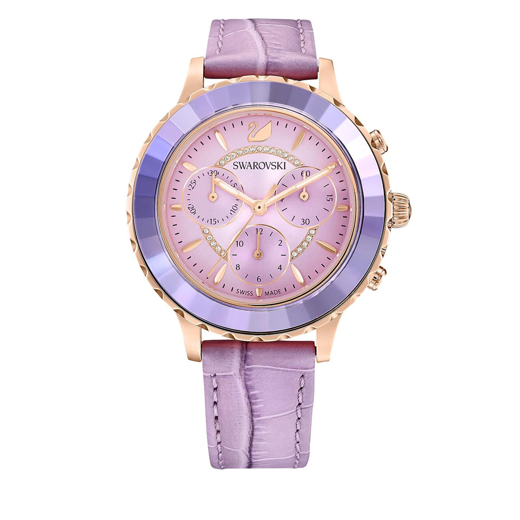 Swarovski Karóra Octea Lux Chrono 5632263 Lila - Pepit.hu