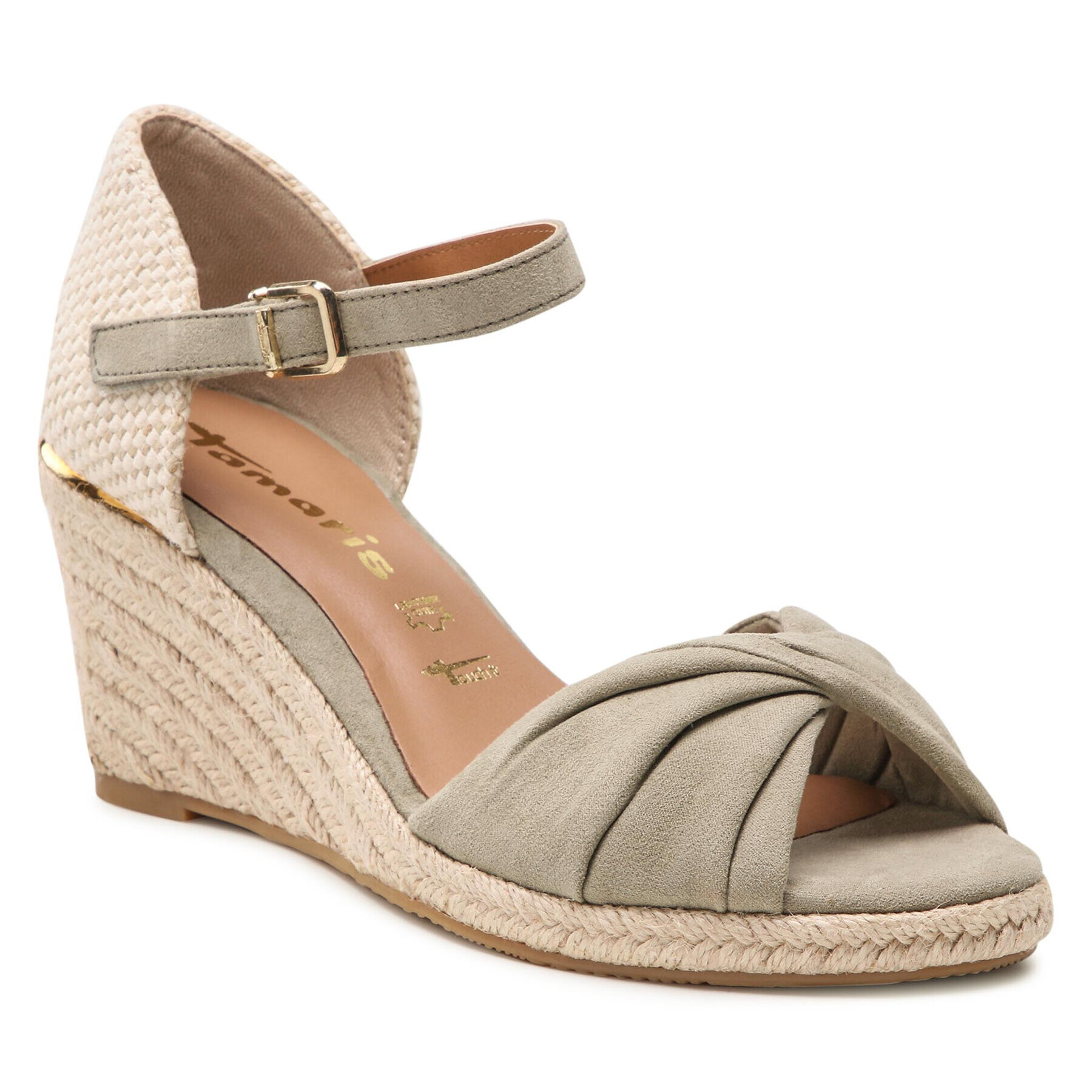 Tamaris Espadrilles 1-28328-28 Zöld - Pepit.hu