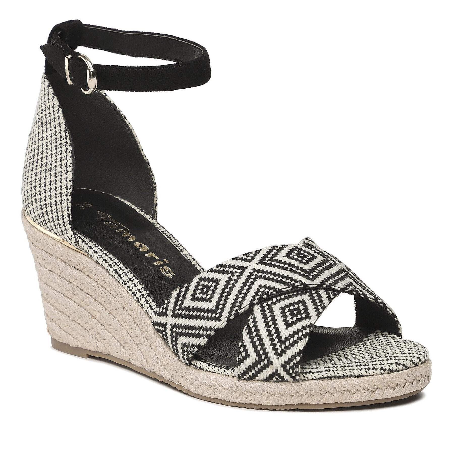 Tamaris Espadrilles 1-28343-20 Fekete - Pepit.hu