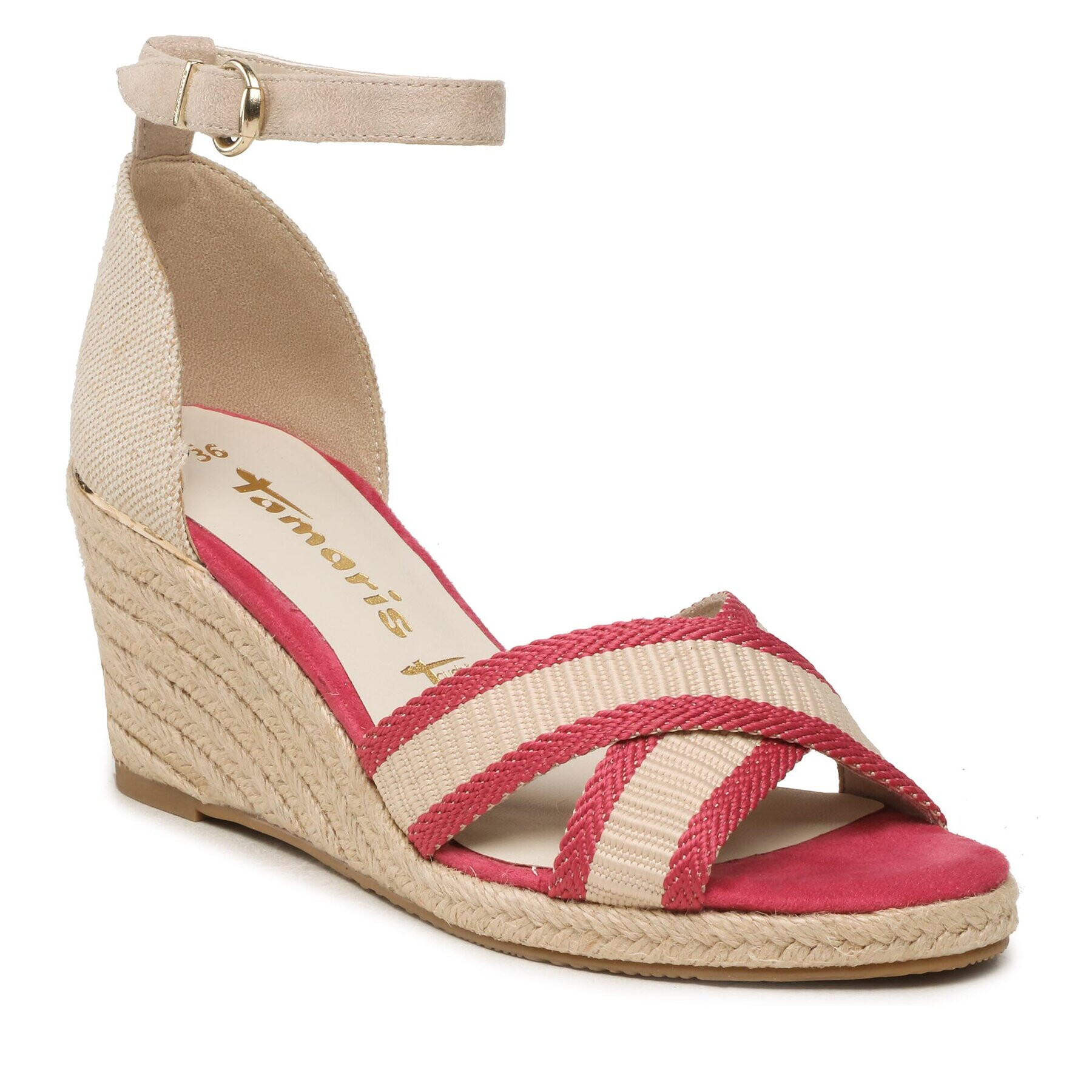 Tamaris Espadrilles 1-28343-20 Rózsaszín - Pepit.hu