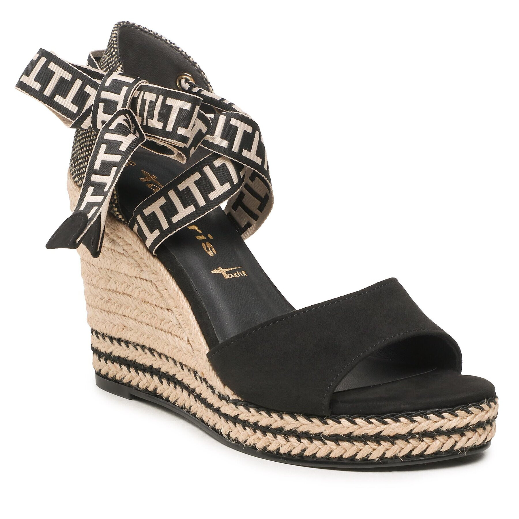 Tamaris Espadrilles 1-28344-20 Fekete - Pepit.hu