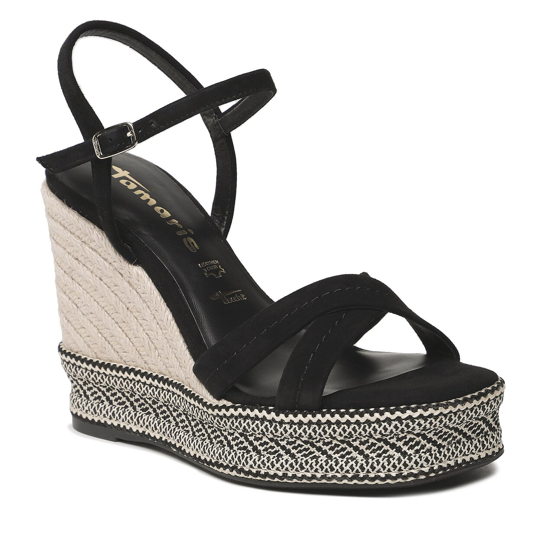 Tamaris Espadrilles 1-28363-20 Fekete - Pepit.hu