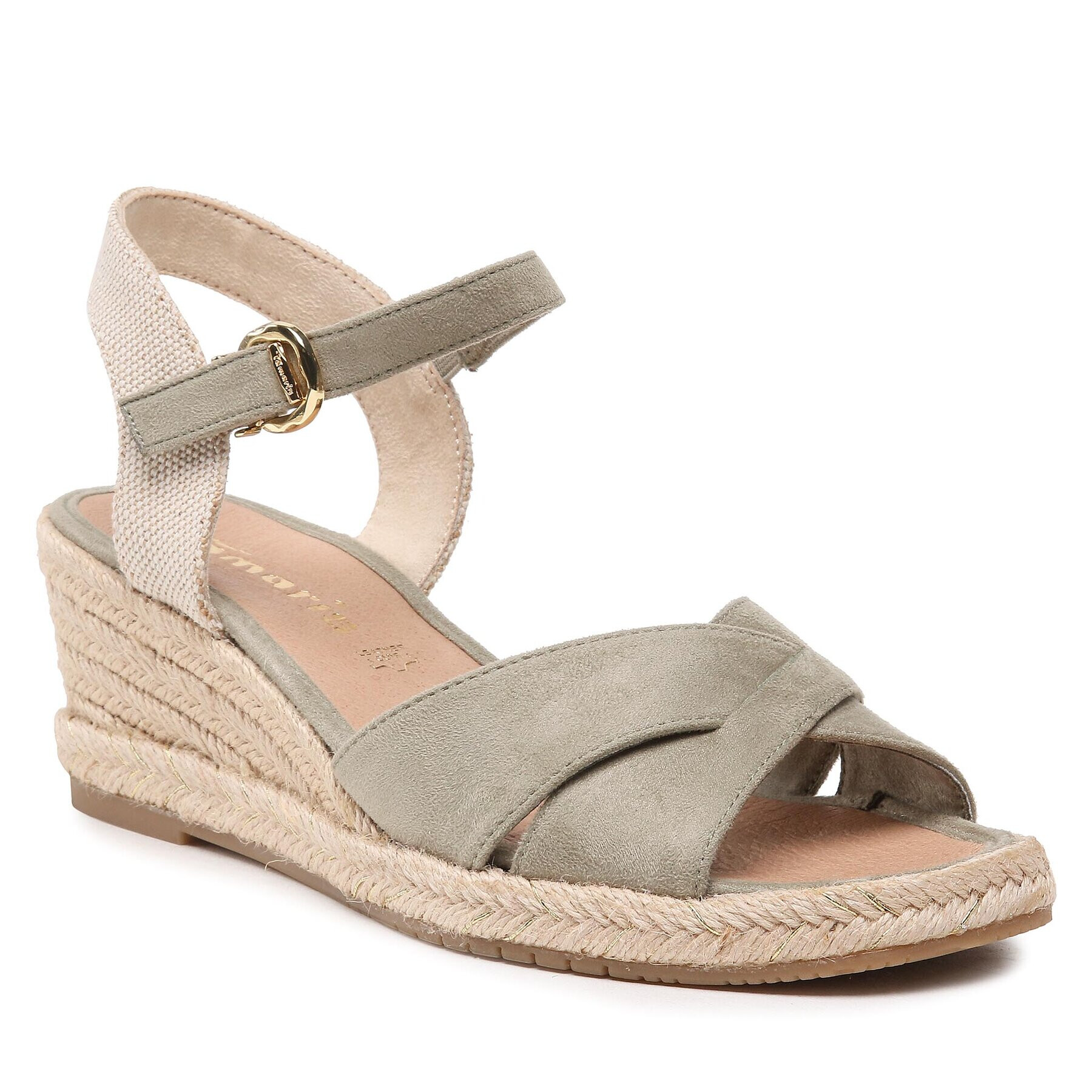 Tamaris Espadrilles 1-28367-20 Zöld - Pepit.hu