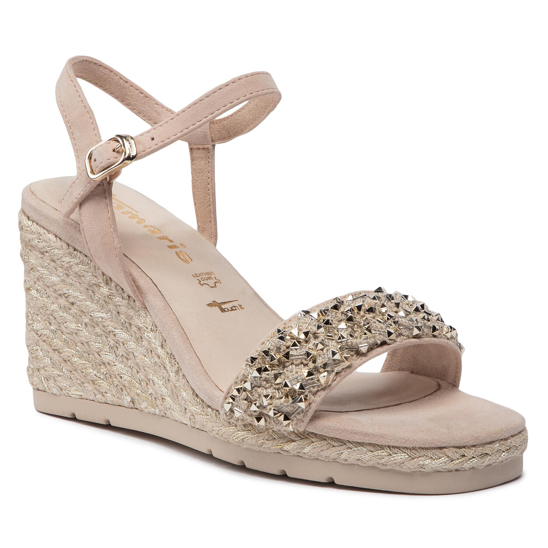 Tamaris Espadrilles 1-28380-38 Bézs - Pepit.hu