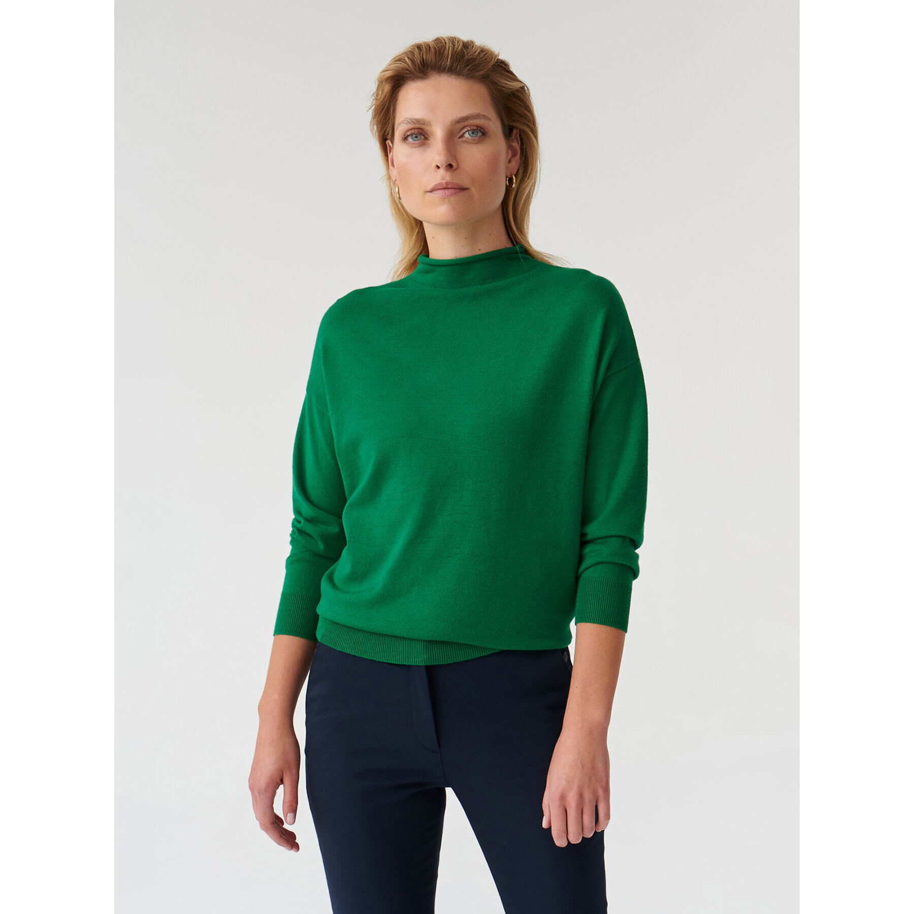 Tatuum Sweater Navi T2318.097 Zöld Regular Fit - Pepit.hu