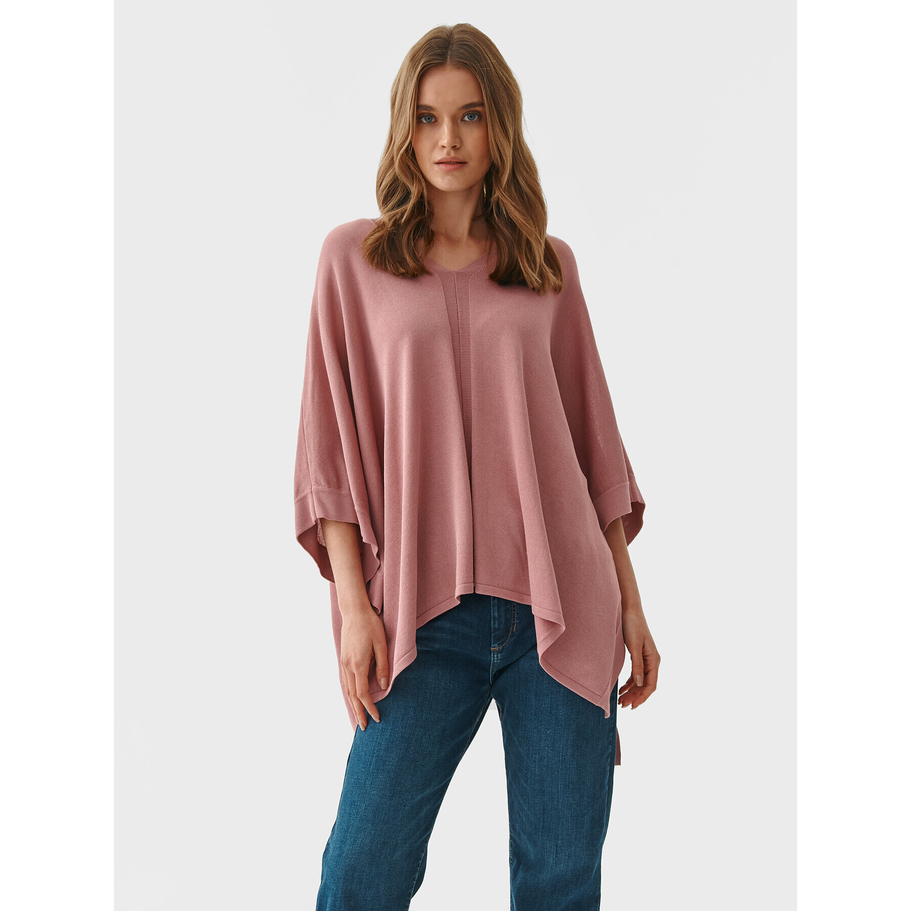 Tatuum Sweater Ponna T2215.090 Rózsaszín Oversize - Pepit.hu