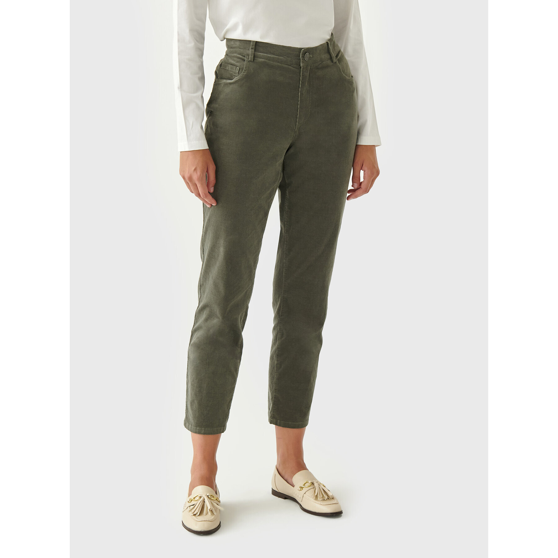 Tatuum Szövet nadrág Zoria T2218.142 Khaki Regular Fit - Pepit.hu