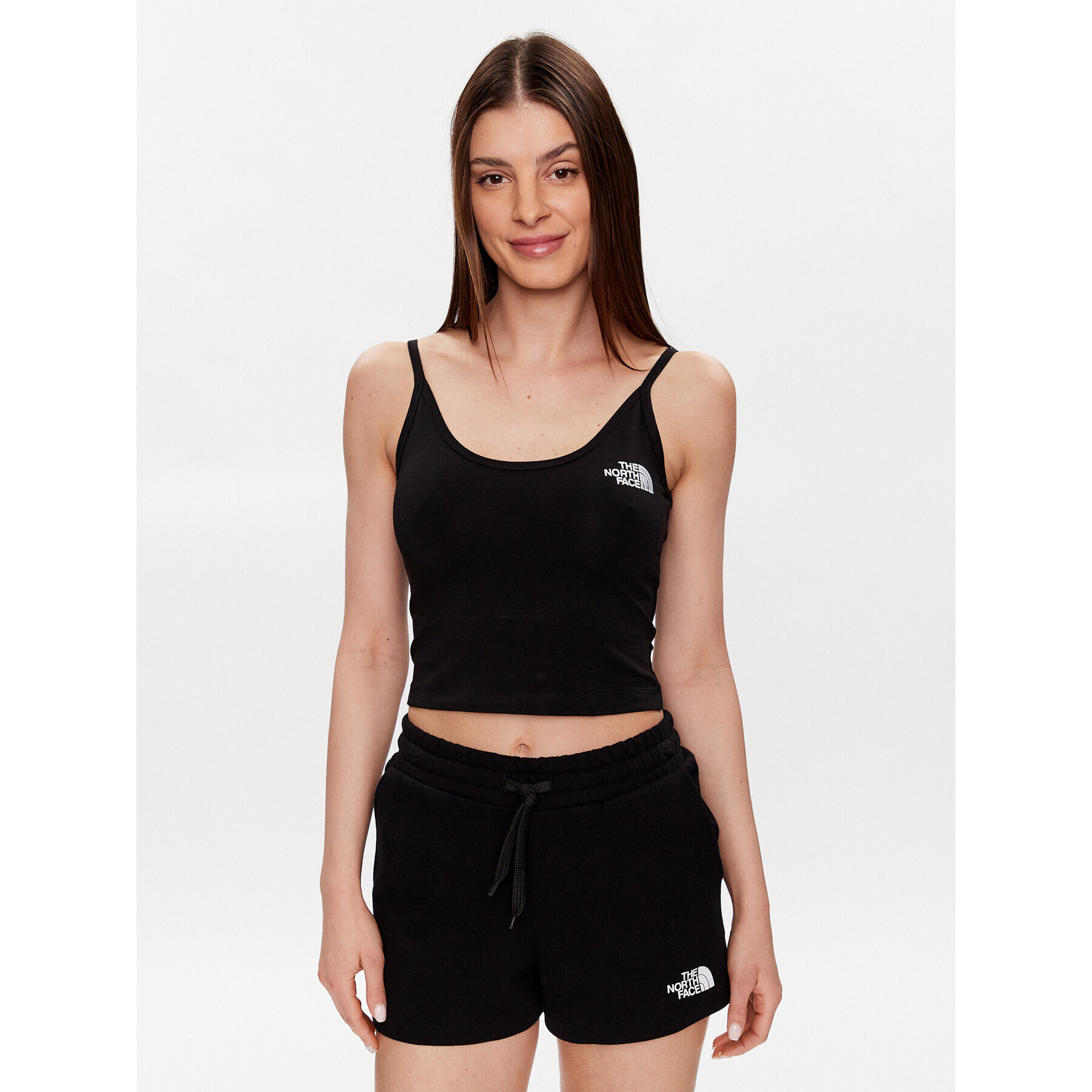 The North Face Felső NF0A55AQ Fekete Cropped Fit - Pepit.hu