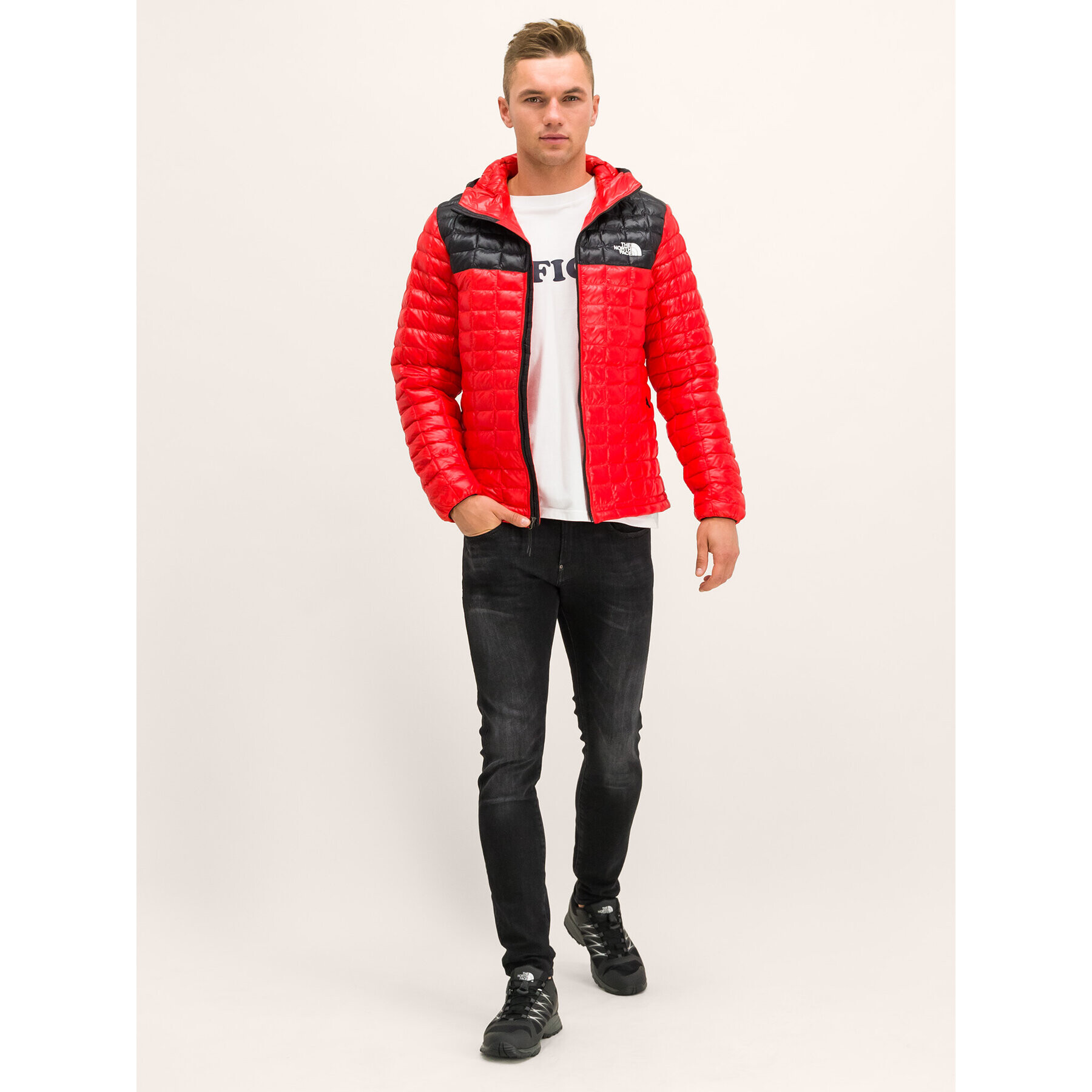 The North Face Pehelykabát Thermoball Eco NF0A3Y3M Piros Slim Fit - Pepit.hu