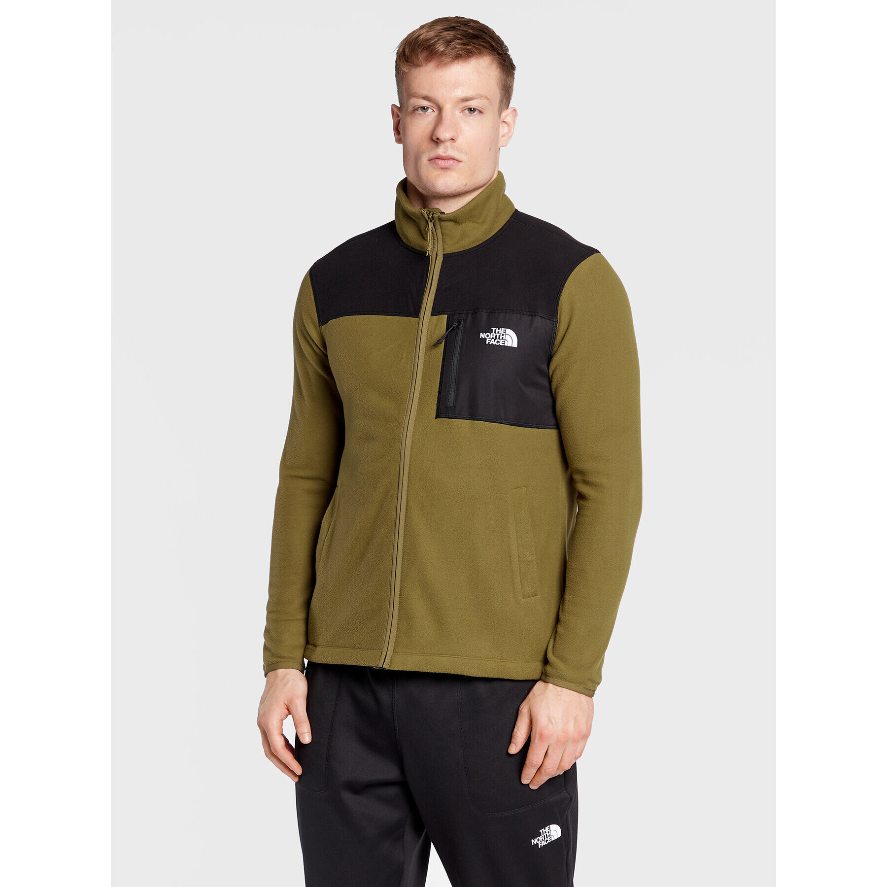 The North Face Polár kabát M Hs Fleece NF0A55HL Zöld Regular Fit - Pepit.hu