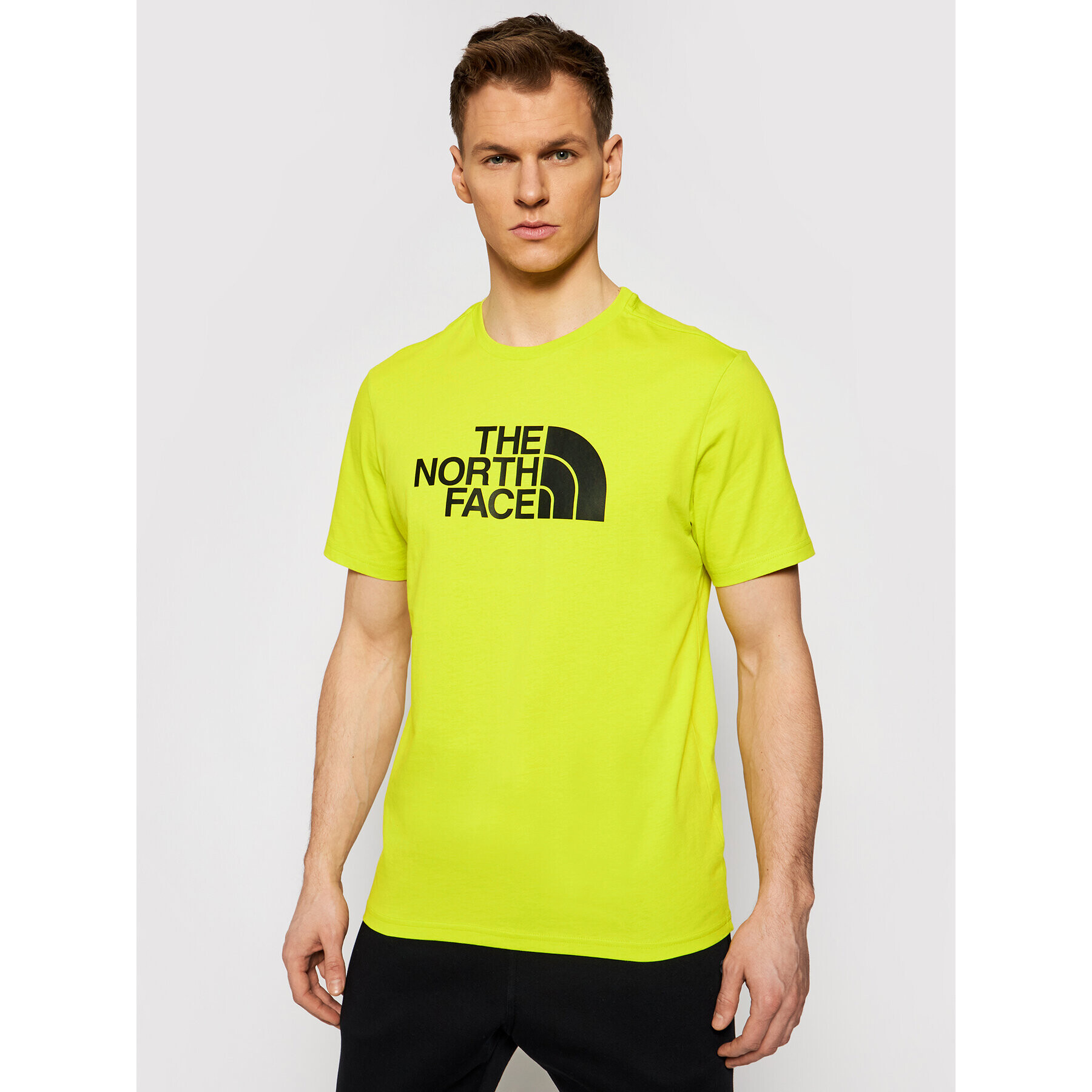 The North Face Póló Easy Tee NF0A2TX3 Zöld Regular Fit - Pepit.hu