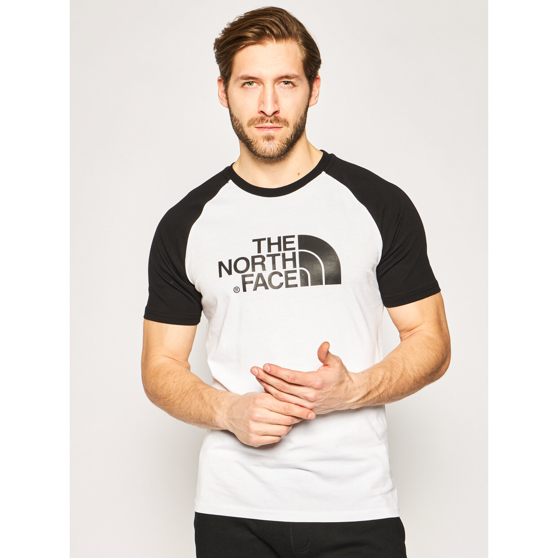 The North Face Póló Raglan Easy Tee NF0A37FV Fehér Regular Fit - Pepit.hu