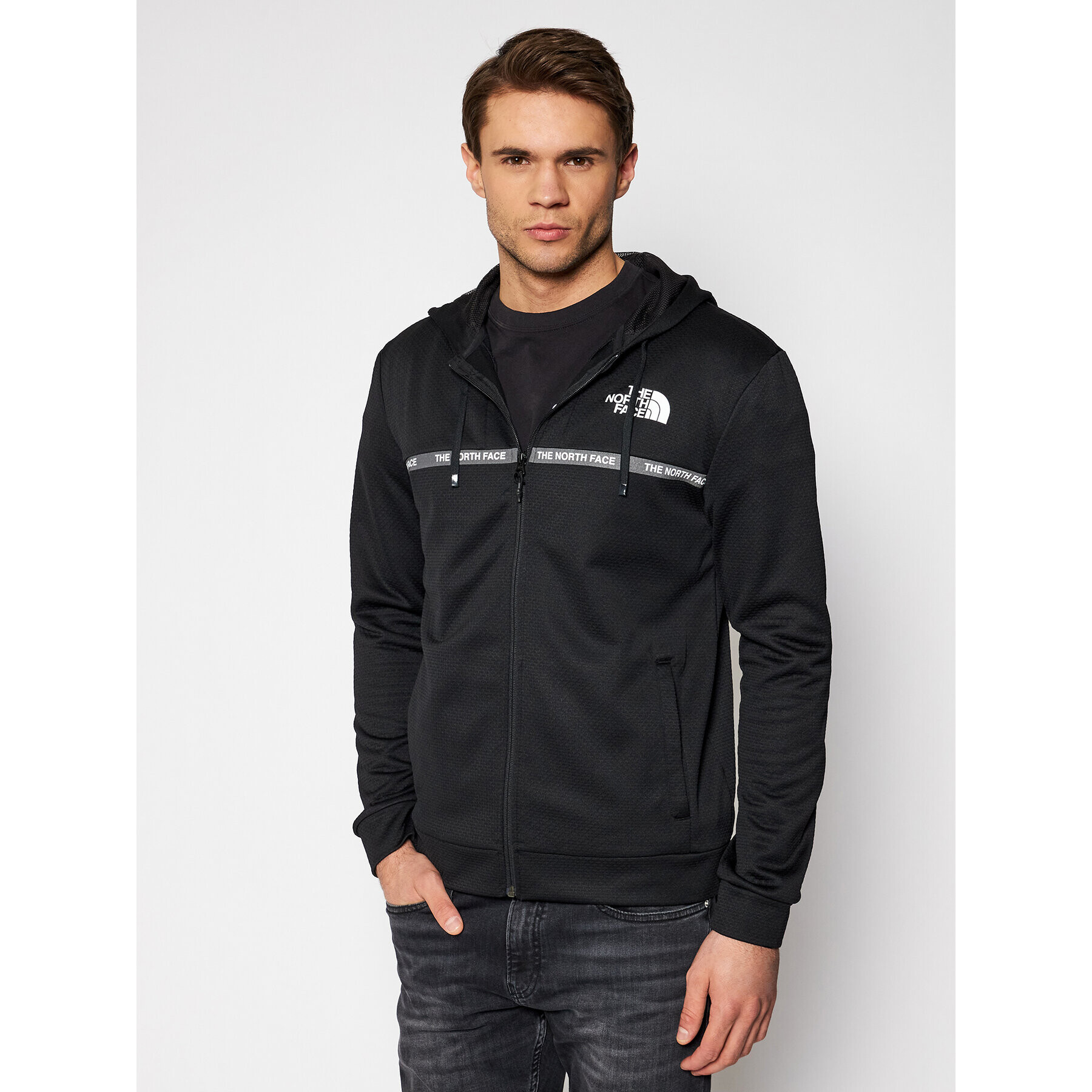 The North Face Pulóver Over lay NF0A5574 Fekete Regular Fit - Pepit.hu