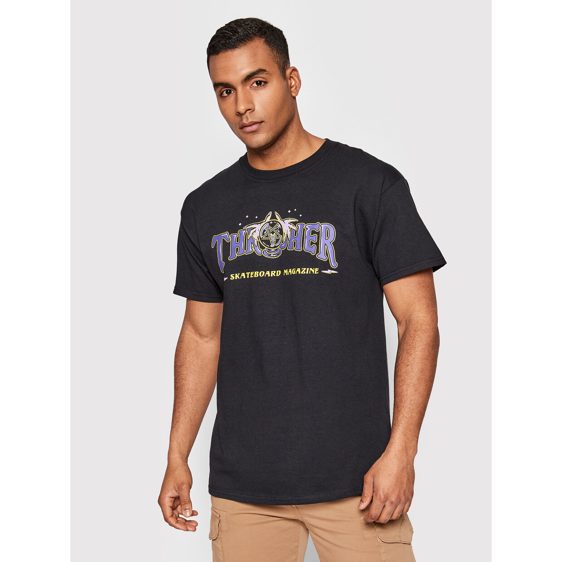 Thrasher Póló Fortune Logo Fekete Regular Fit - Pepit.hu