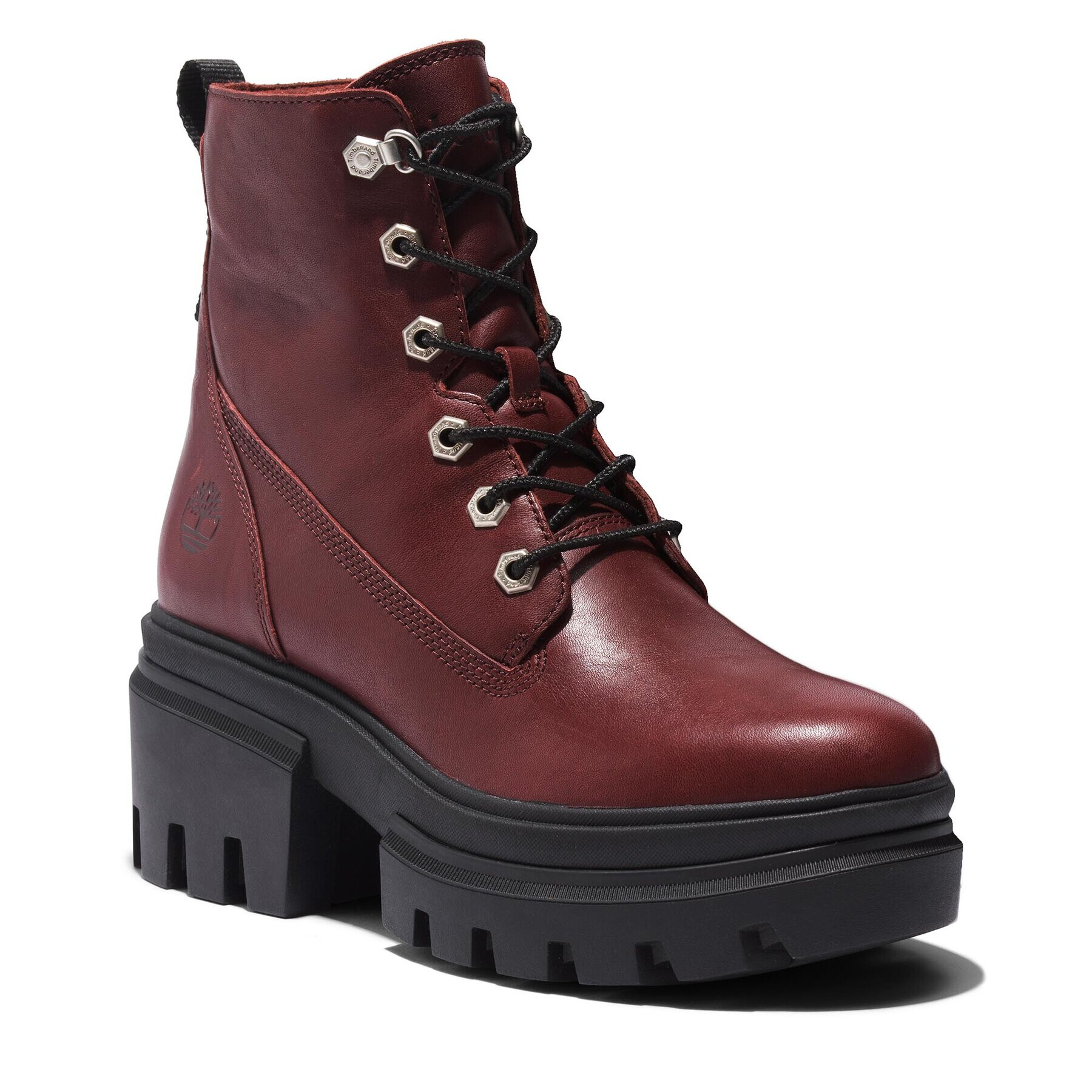 Timberland Bokacsizma Everleigh Boot 6In Laceup TB0A41U6C601 Bordó - Pepit.hu