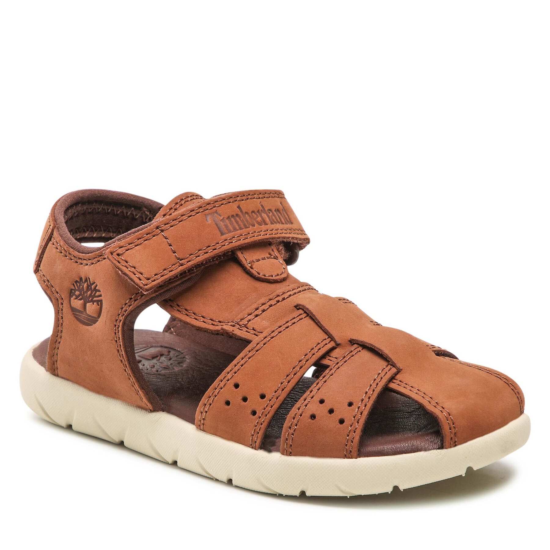 Timberland Szandál Nubble Leather Fisherman TB0A2196A201 Barna - Pepit.hu