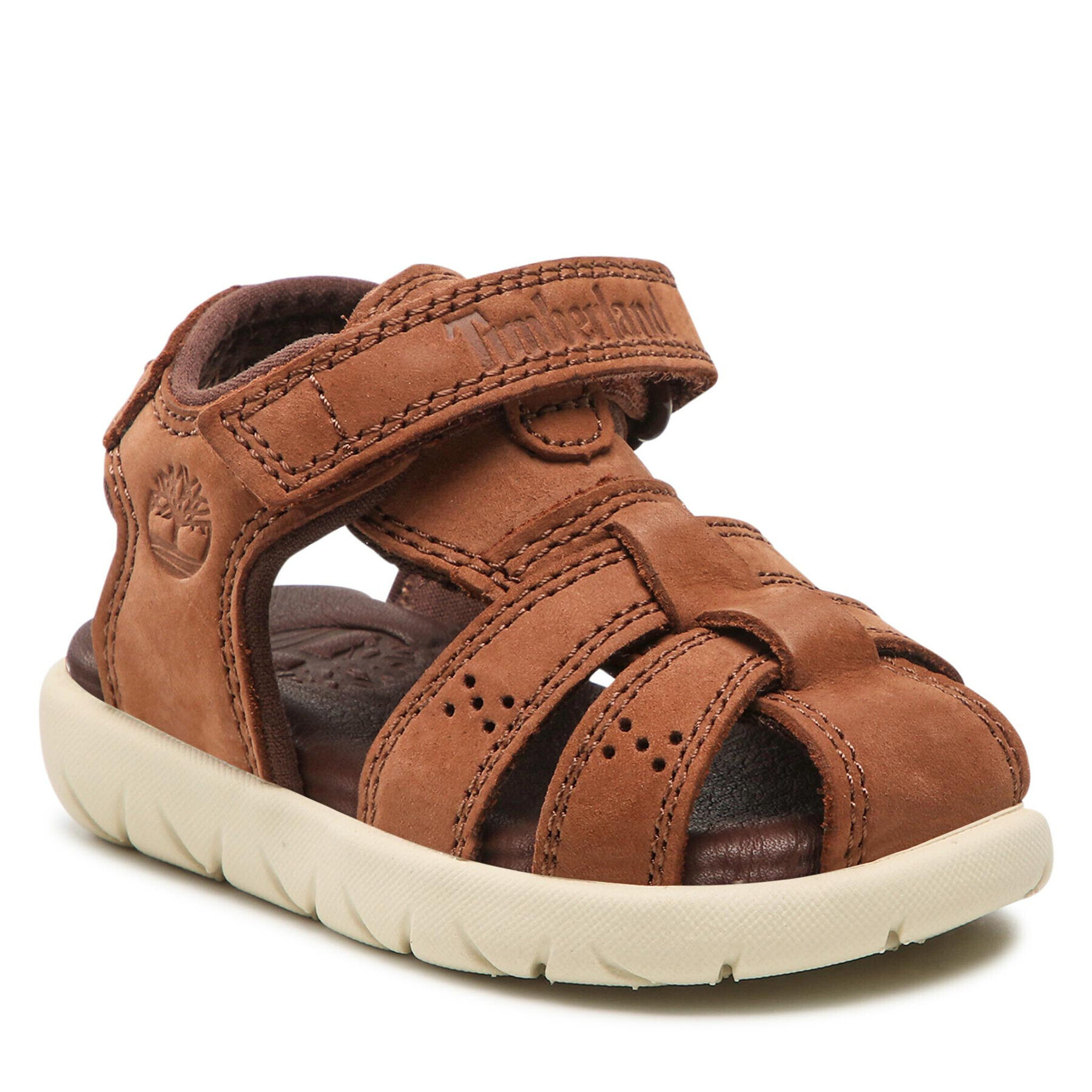 Timberland Szandál Nubble Leather Fisherman TB0A24G2A20 Barna - Pepit.hu