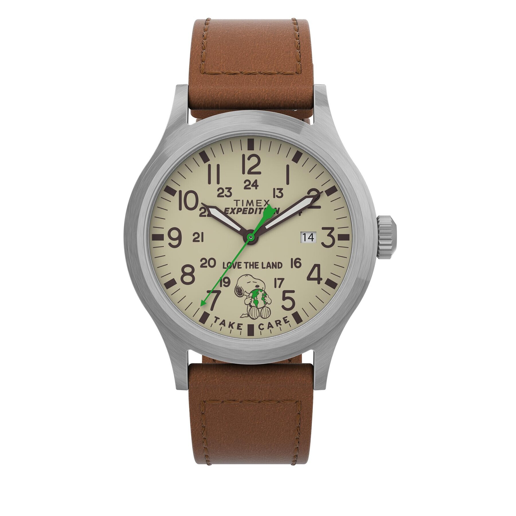 Timex Karóra Expedition x Peanuts TW4B25000 Barna - Pepit.hu