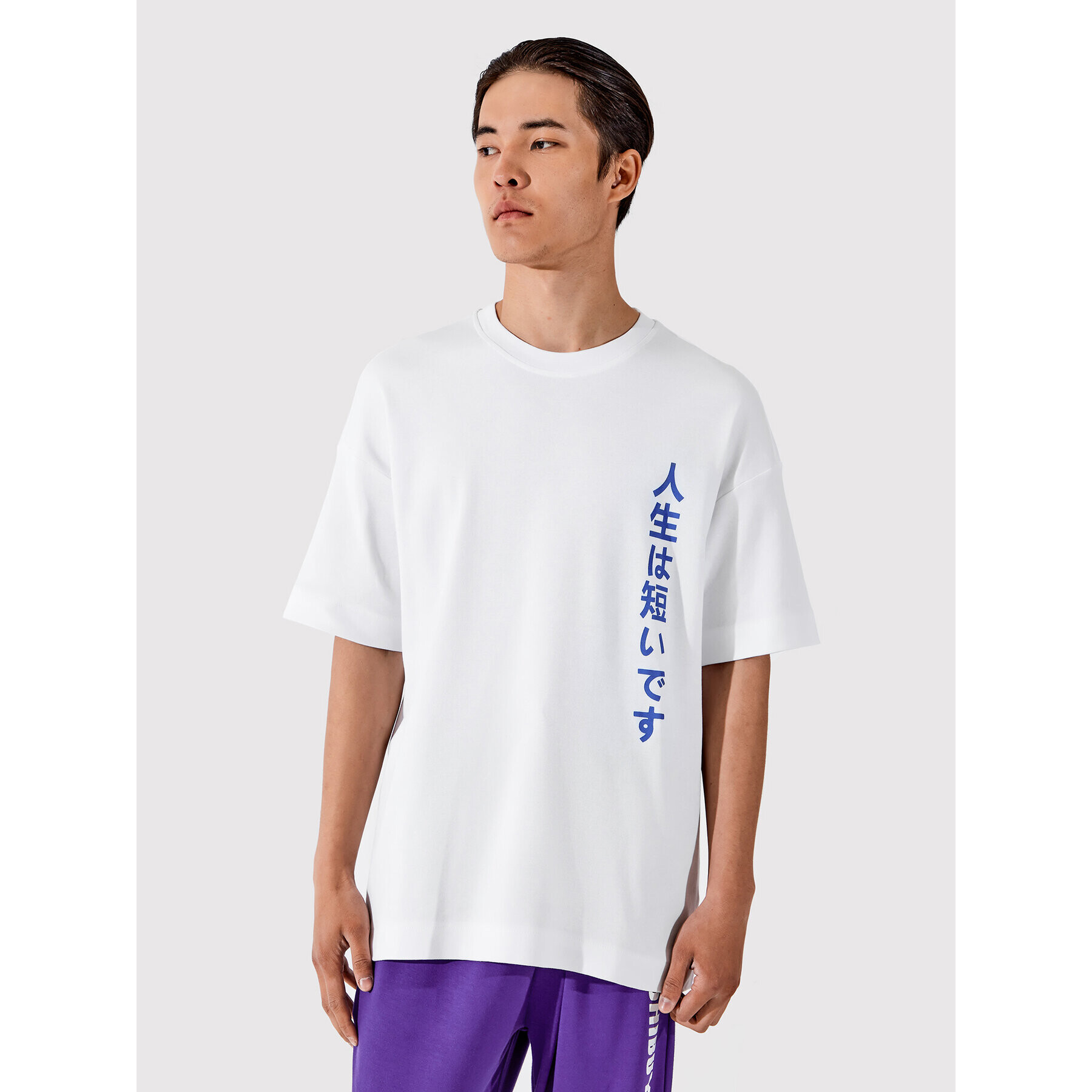 Togoshi Póló Unisex TG22-TSM004 Fehér Oversize - Pepit.hu