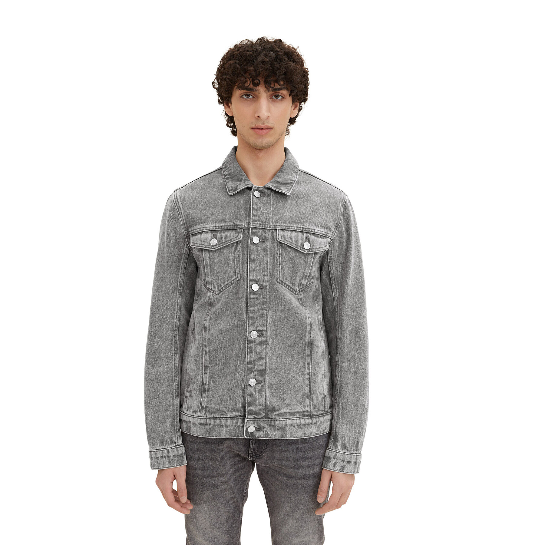 Tom Tailor Denim Farmer kabát 1035513 Szürke - Pepit.hu