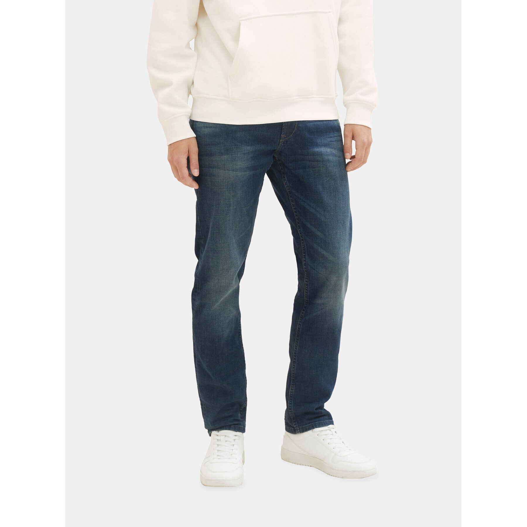 Tom Tailor Denim Farmer 1008446 Sötétkék Slim Fit - Pepit.hu