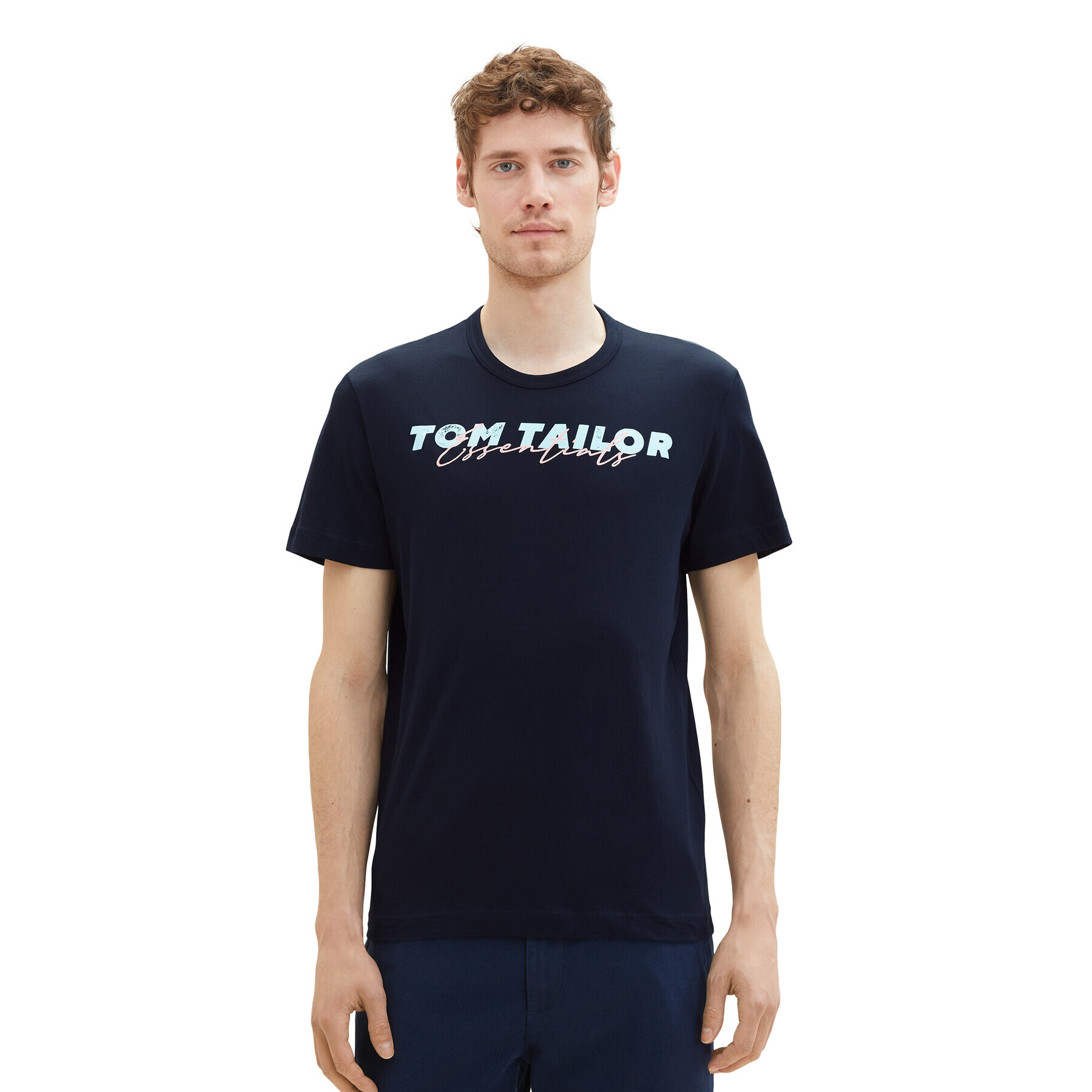 Tom Tailor Póló 1037277 Sötétkék Regular Fit - Pepit.hu