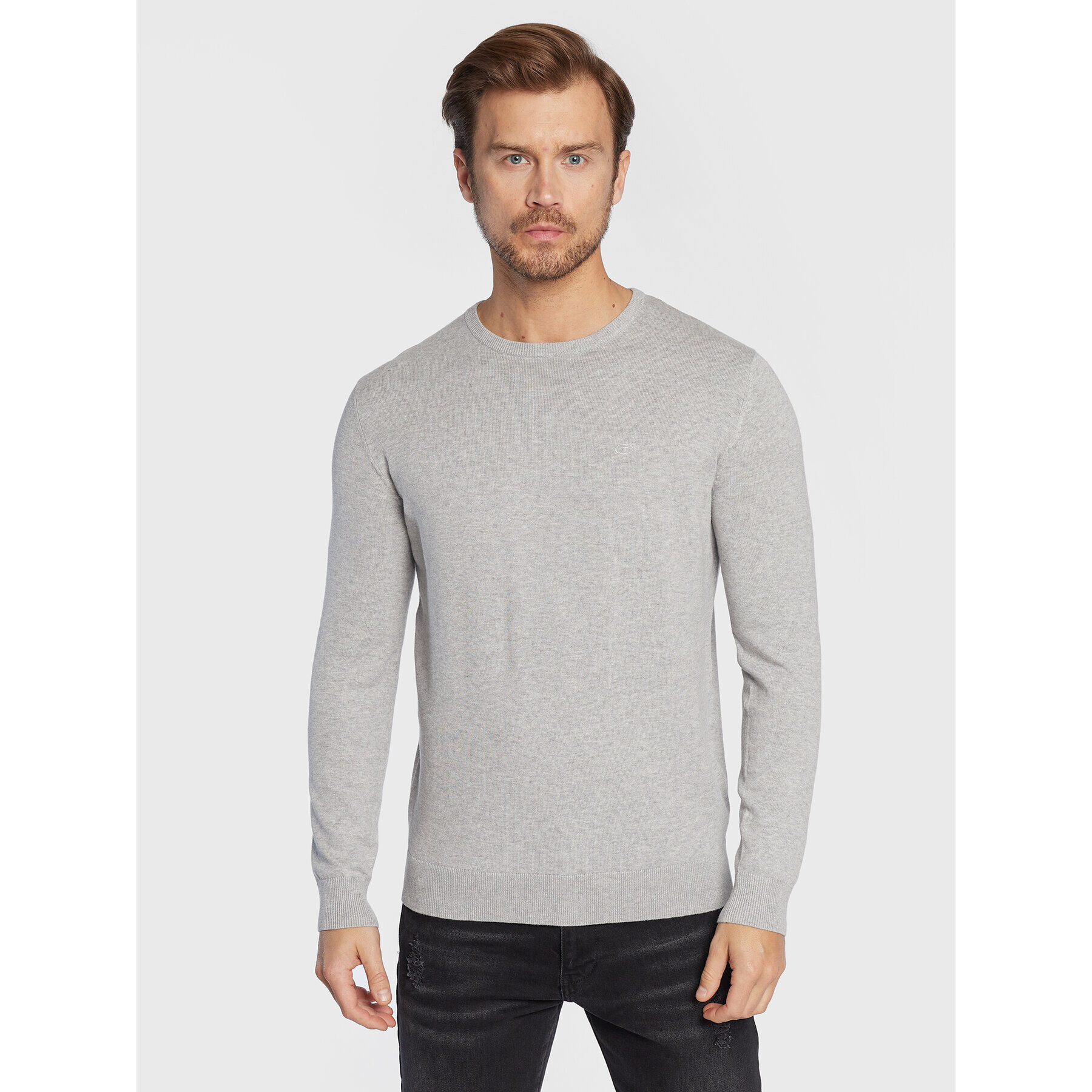 Tom Tailor Sweater 1012819 Szürke Regular Fit - Pepit.hu