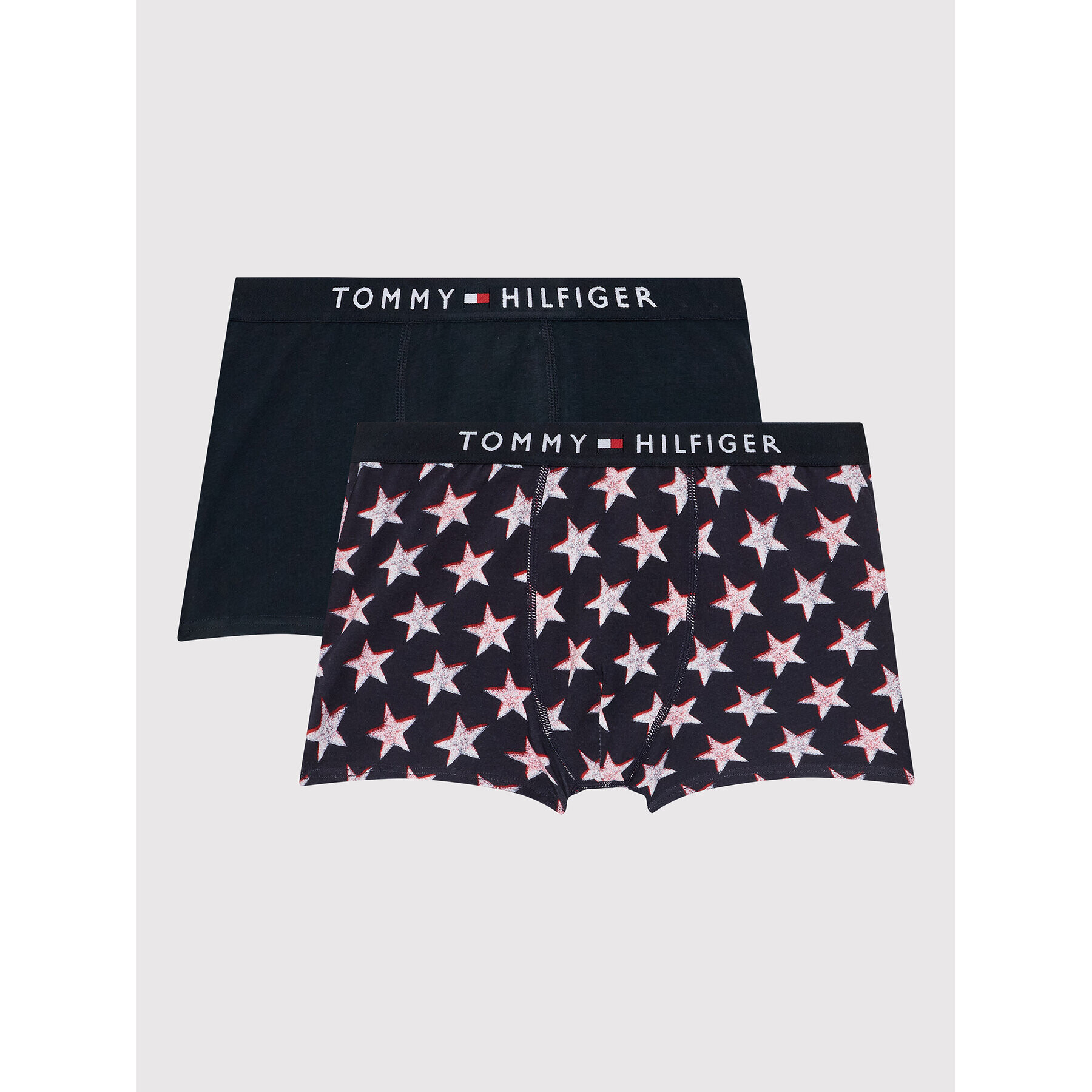 Tommy Hilfiger 2 darab boxer 2p Trunk Print UB0UB00291 Sötétkék - Pepit.hu