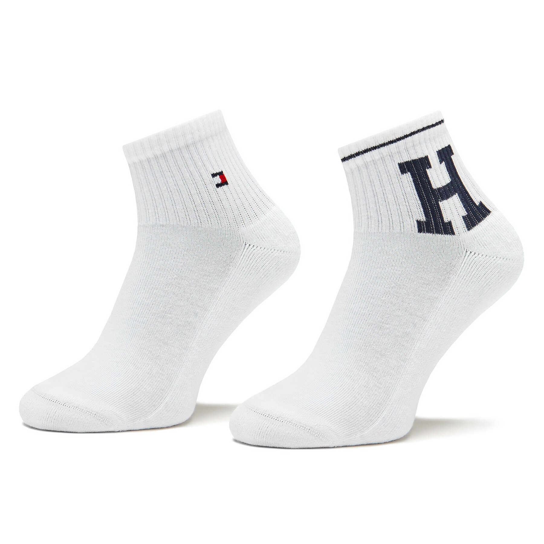 Tommy Hilfiger 2 pár hosszú szárú férfi zokni 701224099 Fehér - Pepit.hu