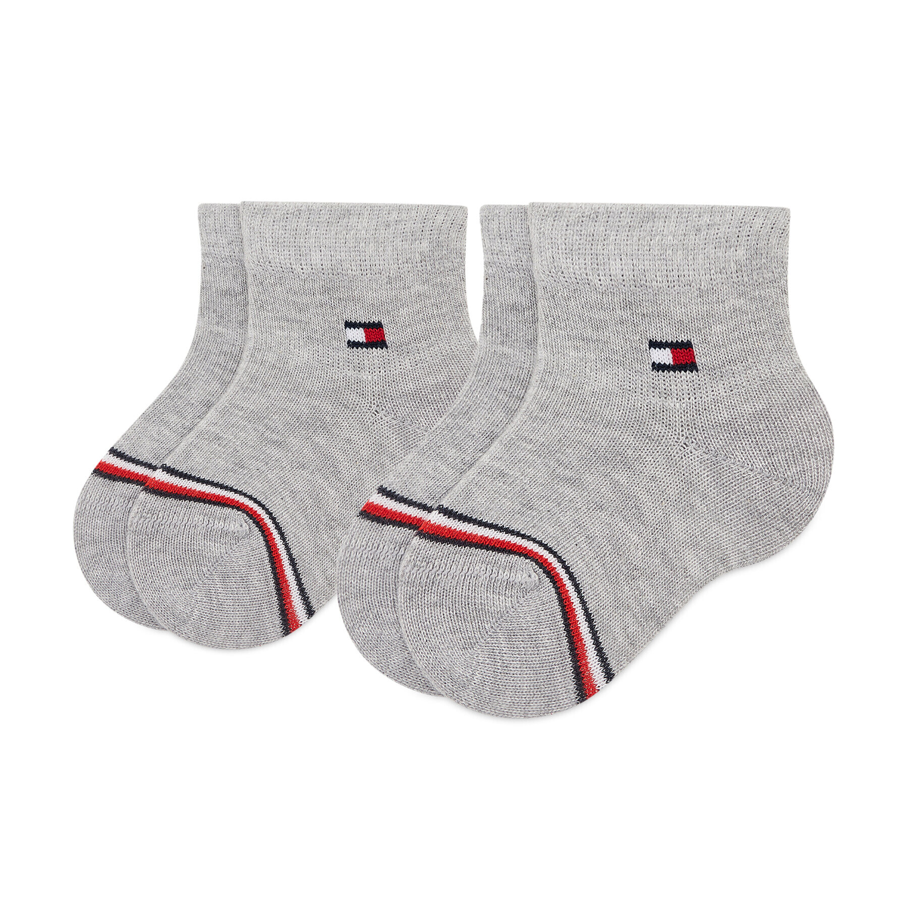 Tommy Hilfiger 2 pár hosszú szárú gyerek zokni 701220516 Szürke - Pepit.hu